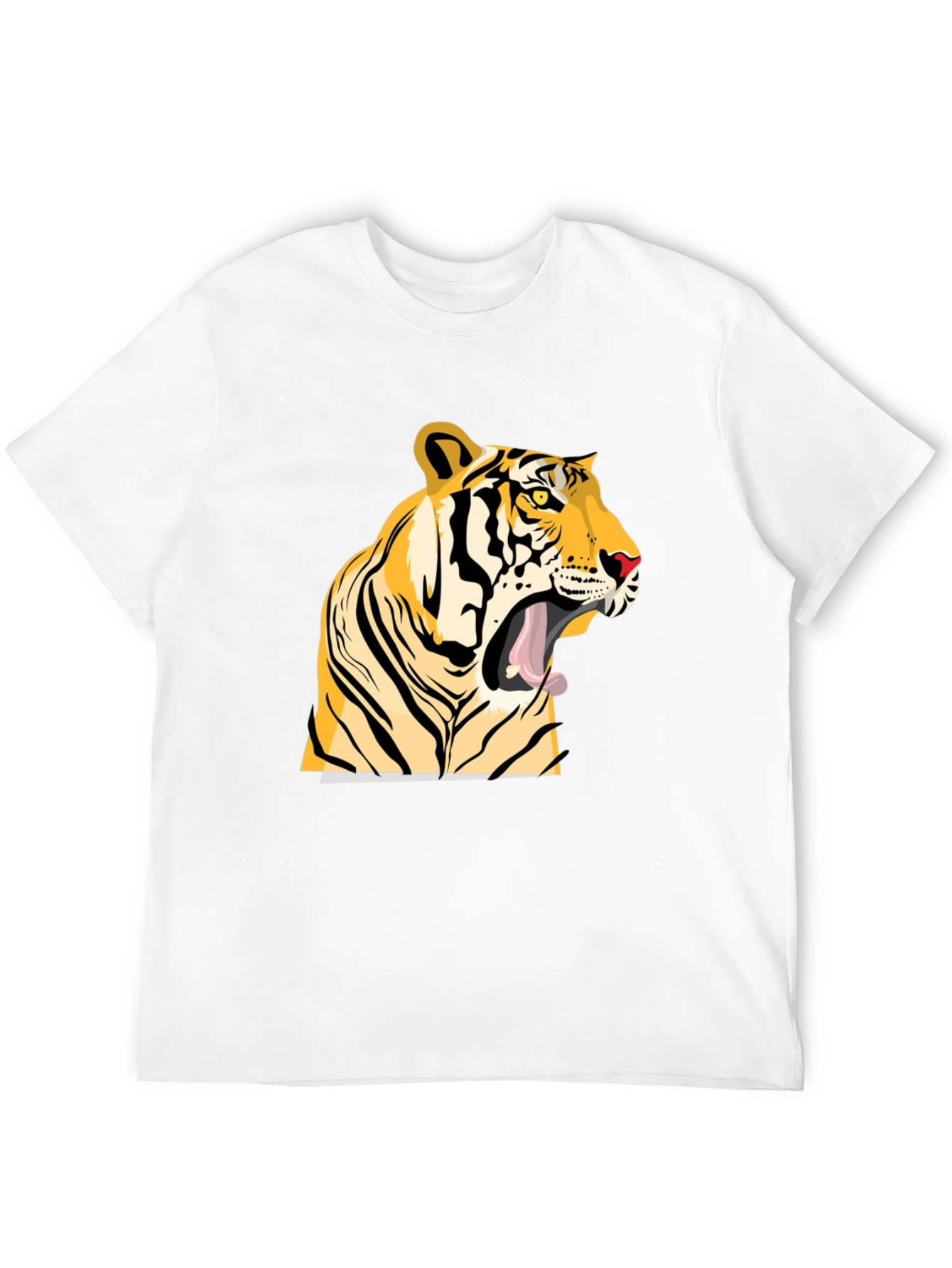 Tiger Graphic Tee - Bold Black T-Shirt