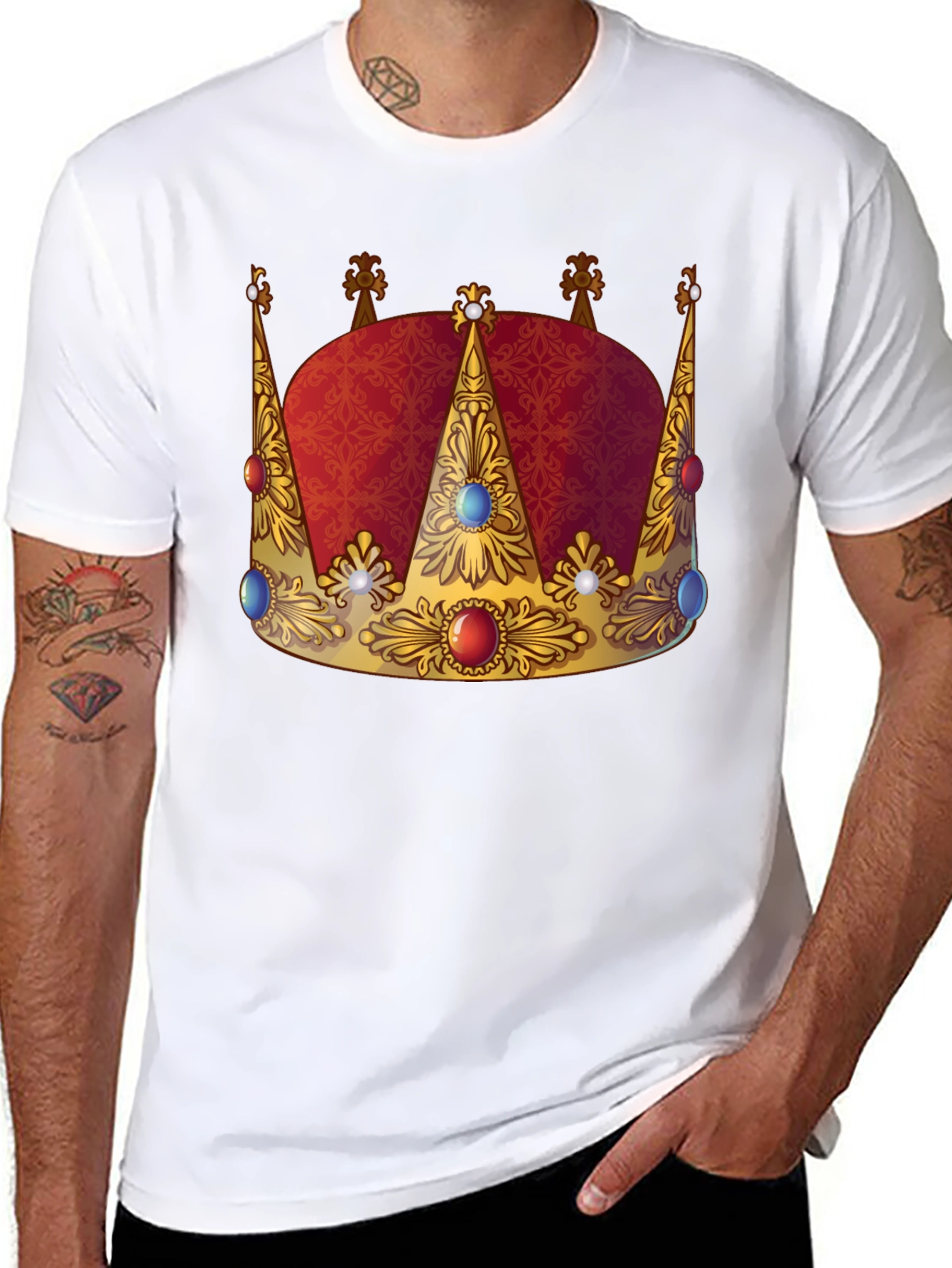 King Crown Graphic T-Shirt - Bold Statement Tee
