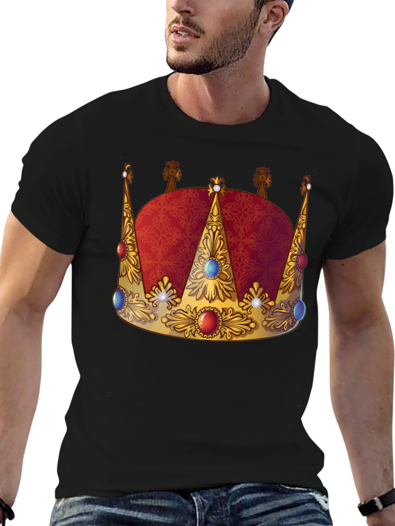 King Crown Graphic T-Shirt - Bold Statement Tee
