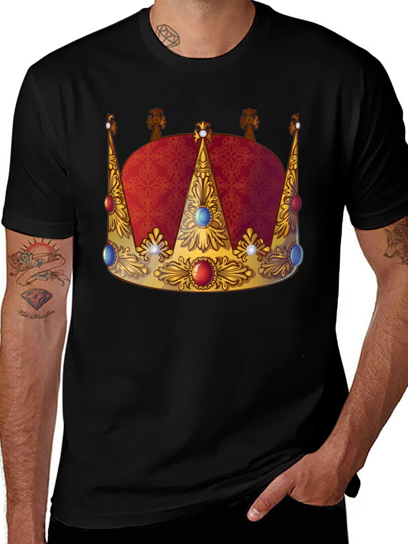 King Crown Graphic T-Shirt - Bold Statement Tee