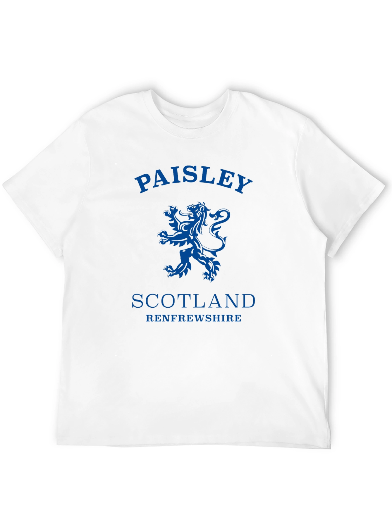 Paisley Scotland T-Shirt: Lion Rampant Design