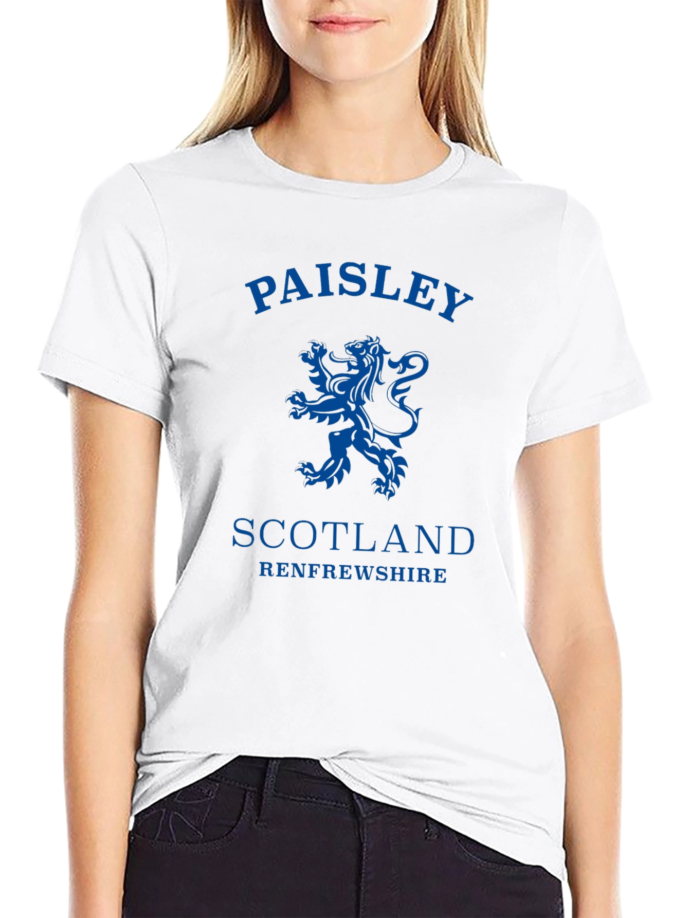 Paisley Scotland T-Shirt: Lion Rampant Design