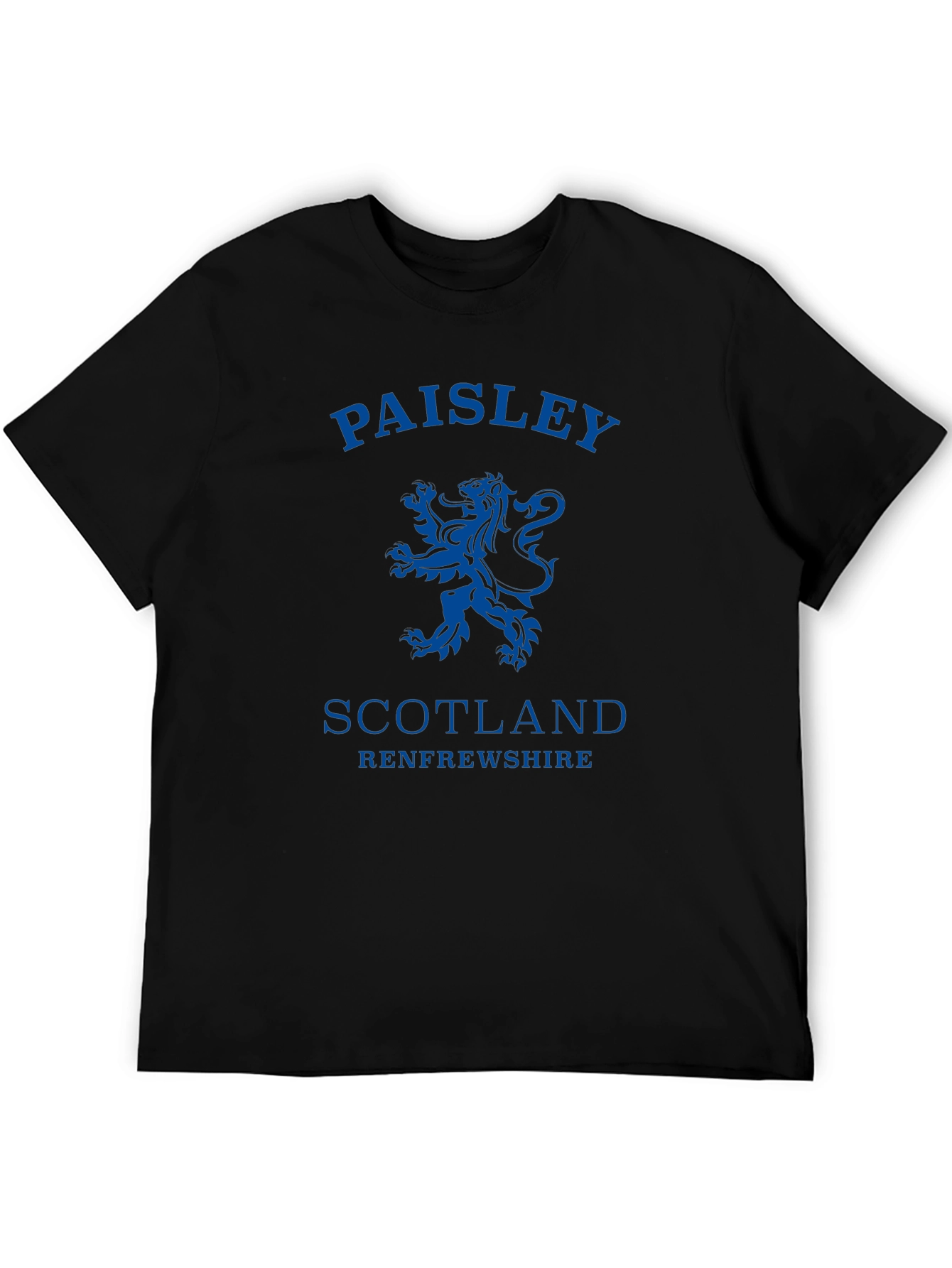 Paisley Scotland T-Shirt: Lion Rampant Design