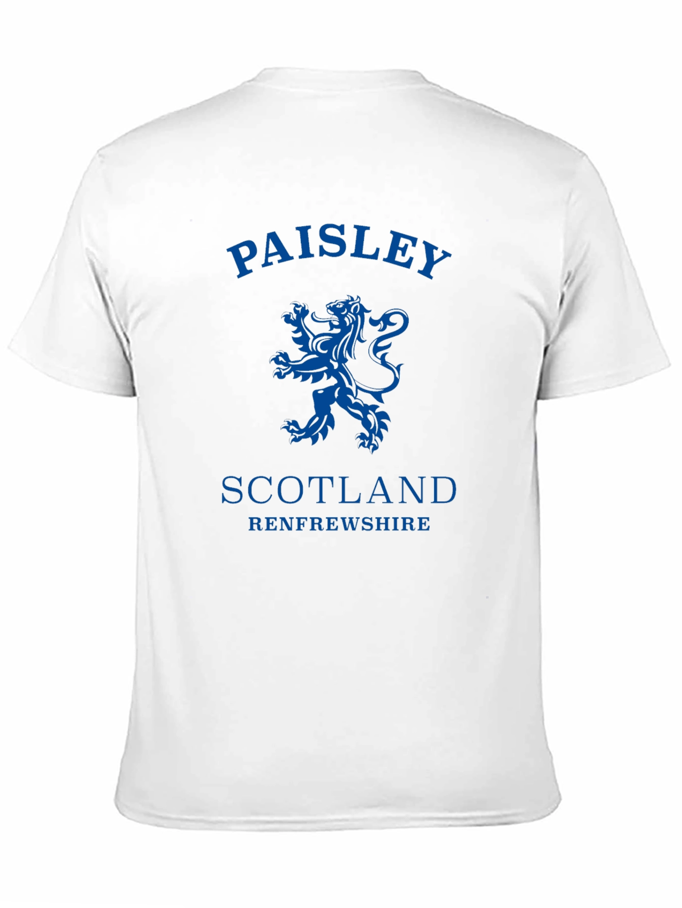 Paisley Scotland T-Shirt: Lion Rampant Design