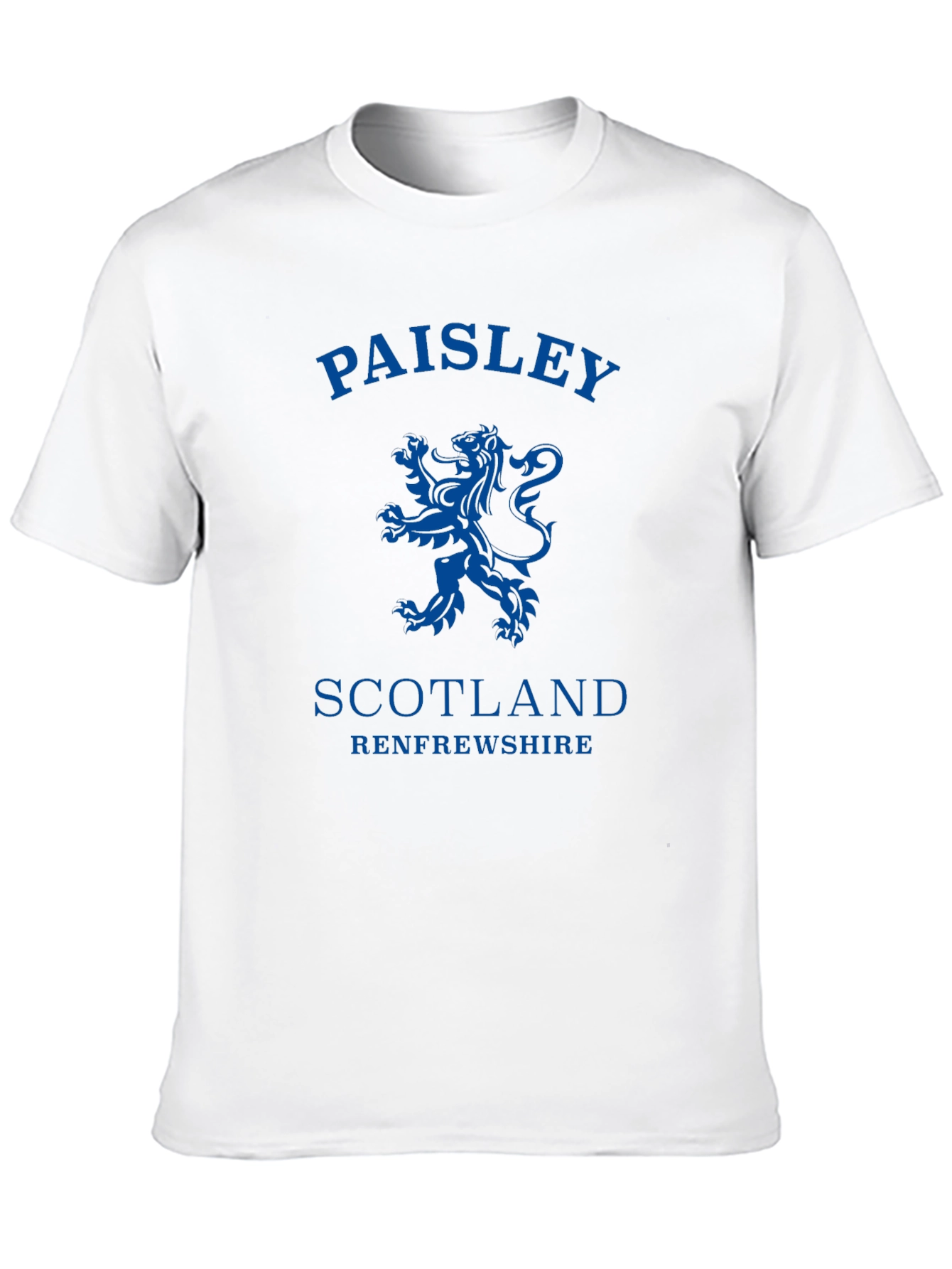 Paisley Scotland T-Shirt: Lion Rampant Design