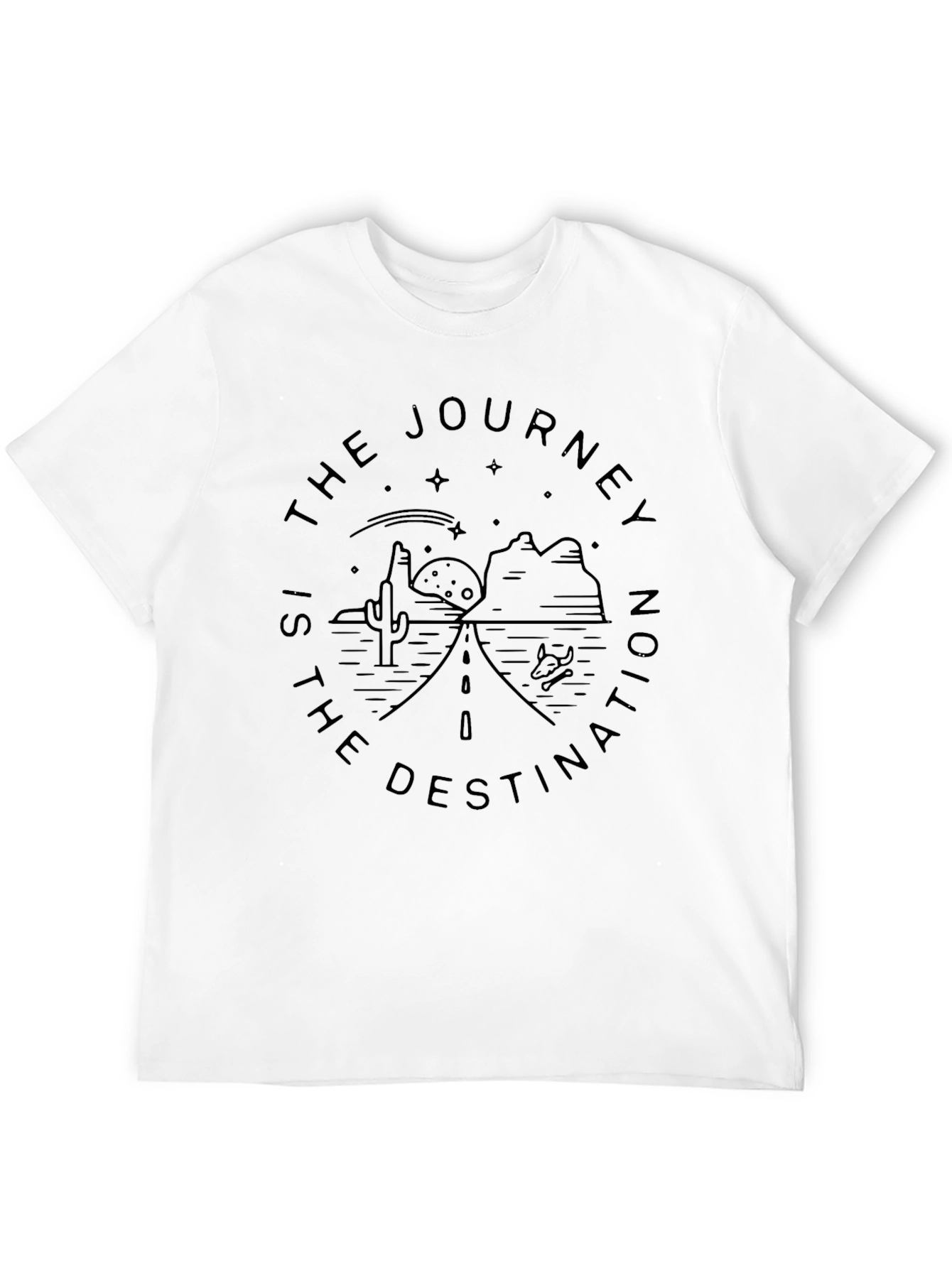 The Journey Is The Destination Graphic Tee