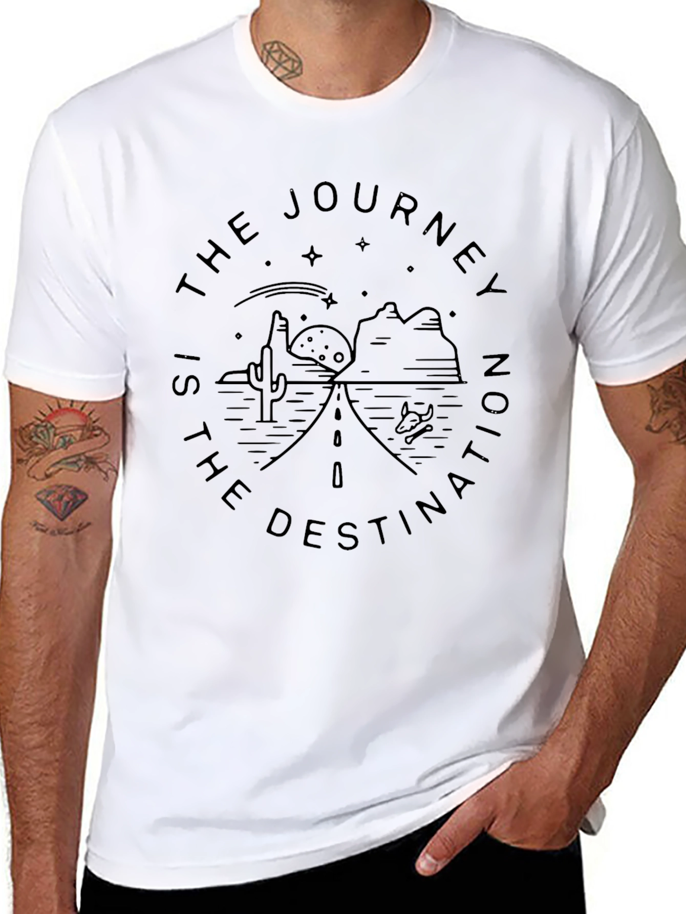 The Journey Is The Destination Graphic Tee