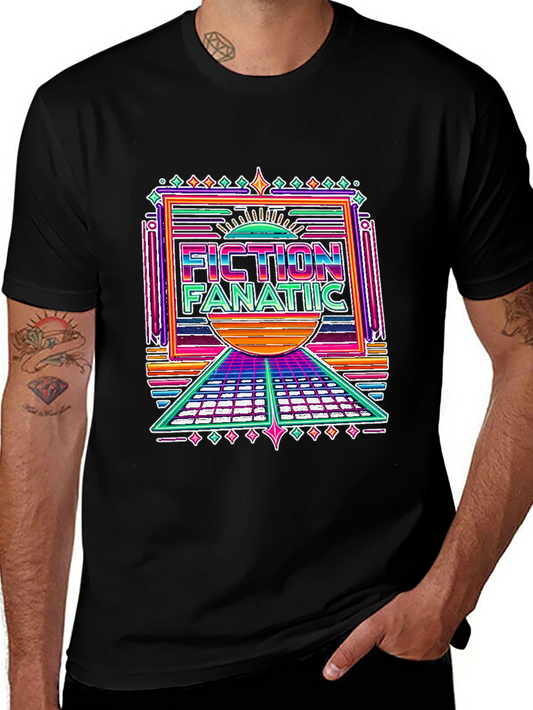 Fiction Fanatic Graphic Tee - Retro Style