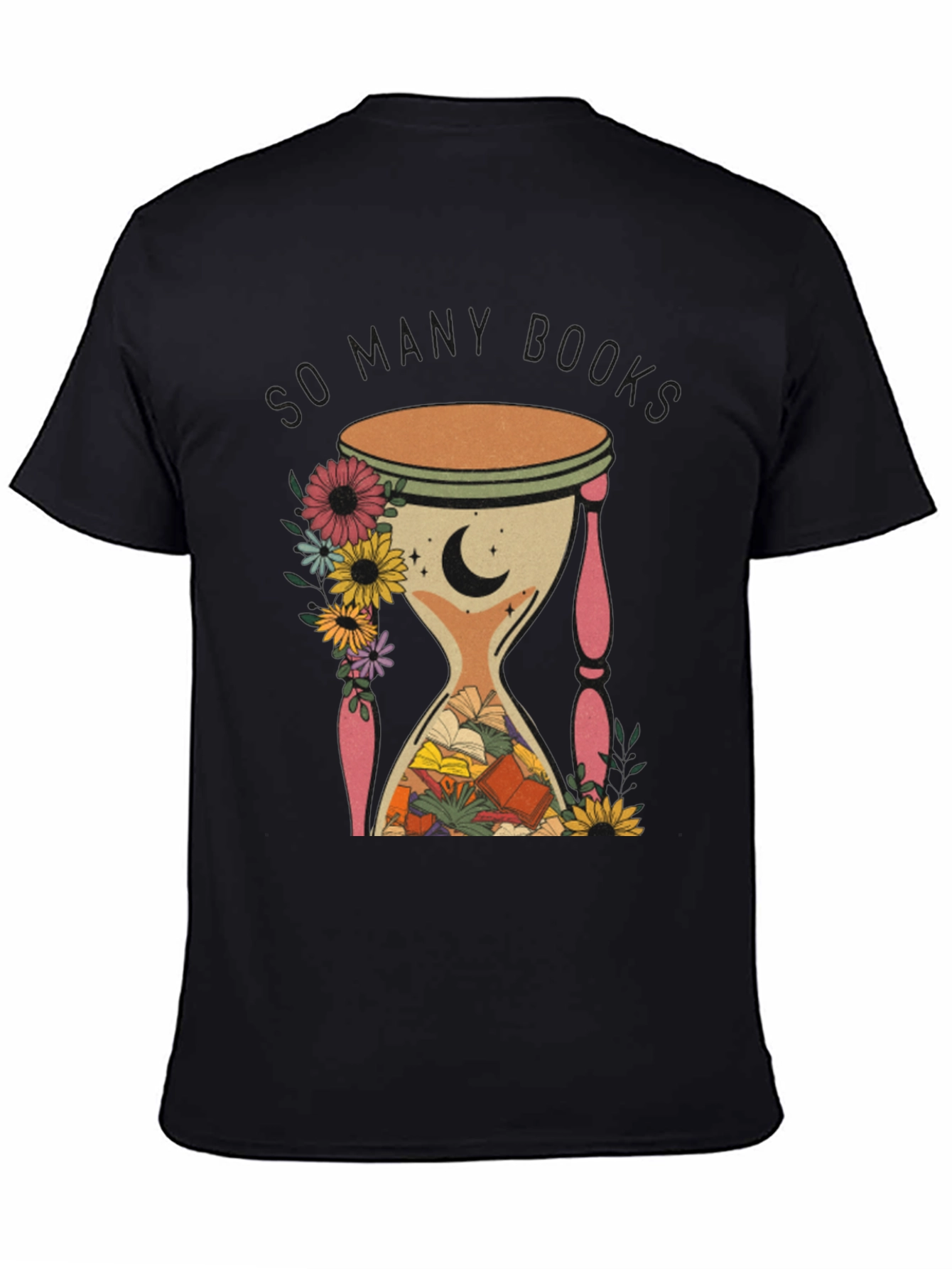 So Many Books Hourglass Graphic Tee