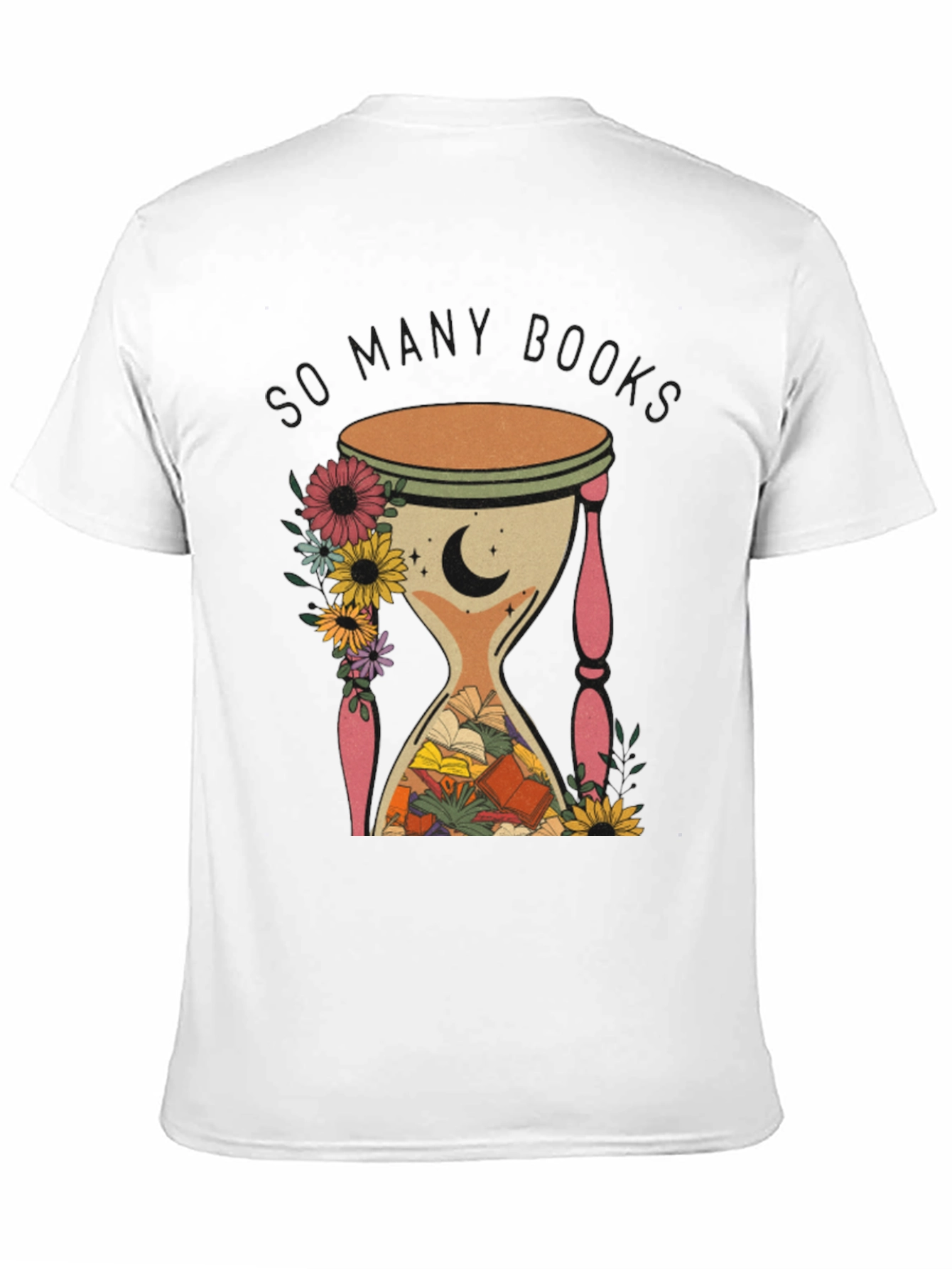 So Many Books Hourglass Graphic Tee
