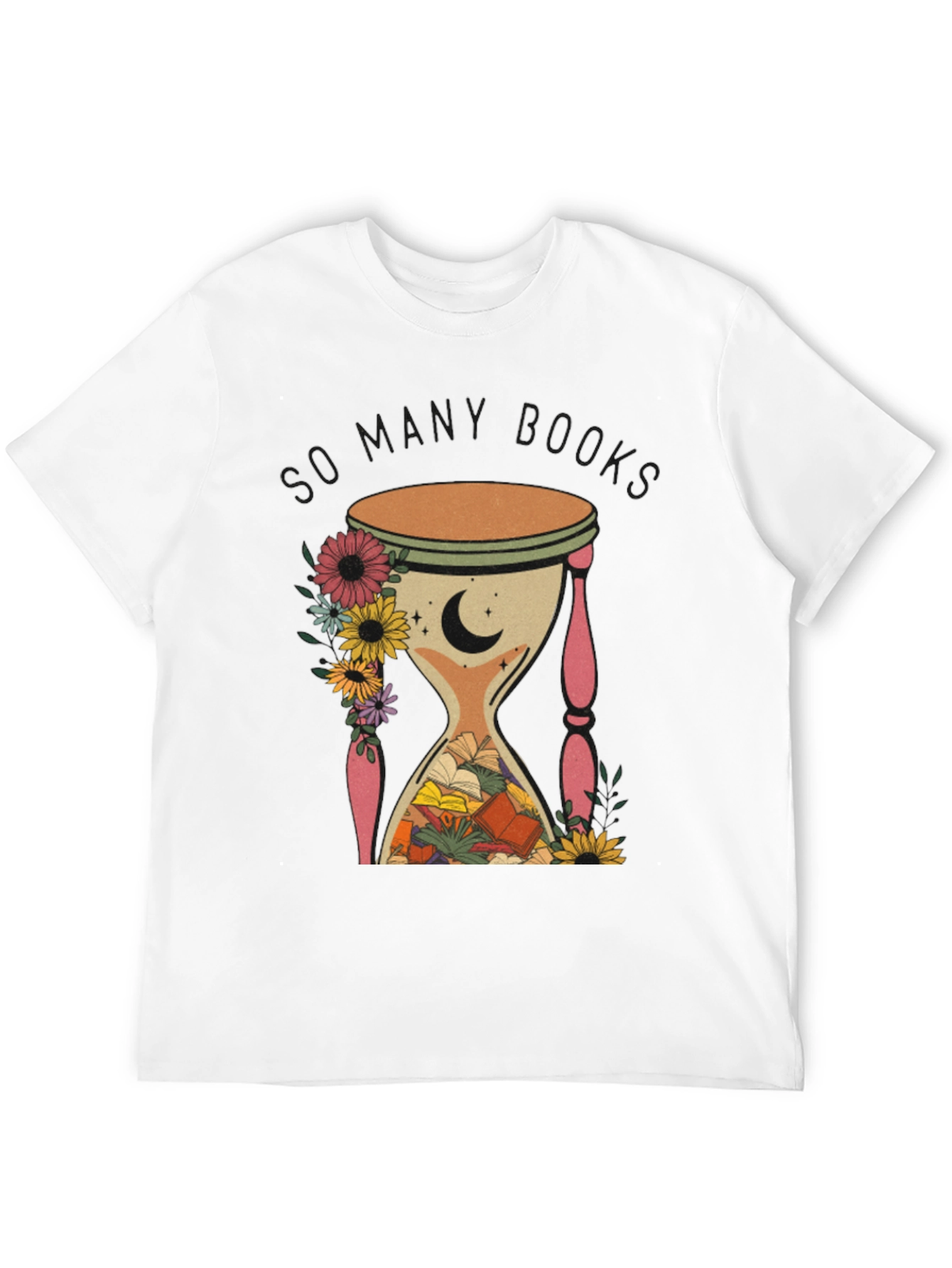 So Many Books Hourglass Graphic Tee