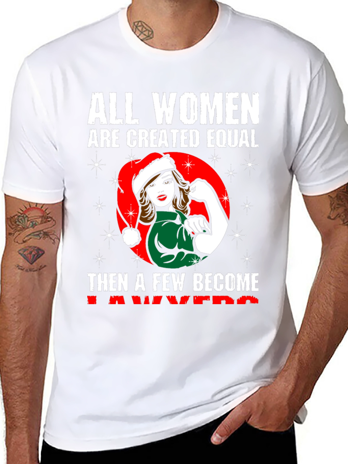 All Women Lawyers T-Shirt - Christmas Edition
