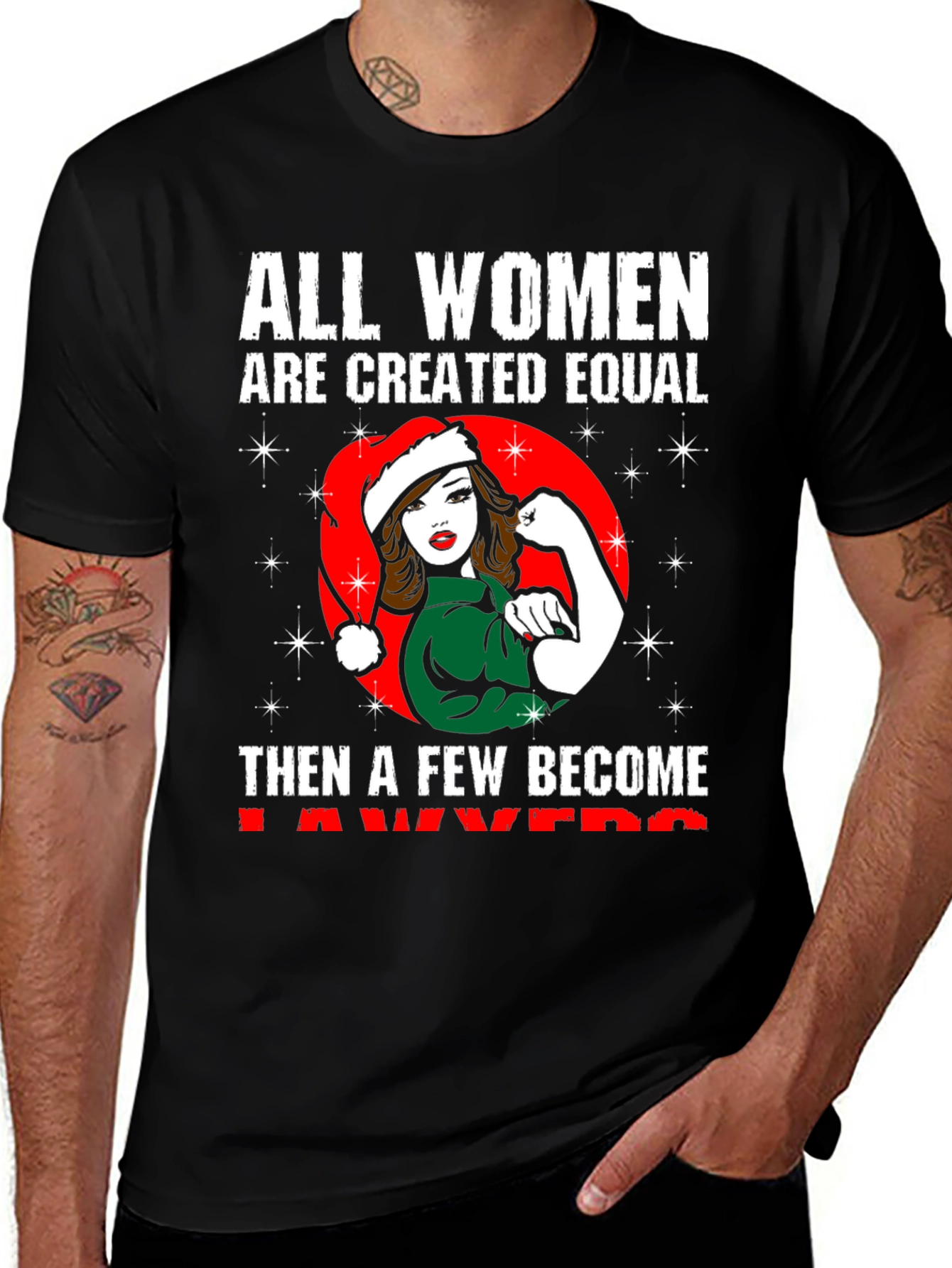 All Women Lawyers T-Shirt - Christmas Edition