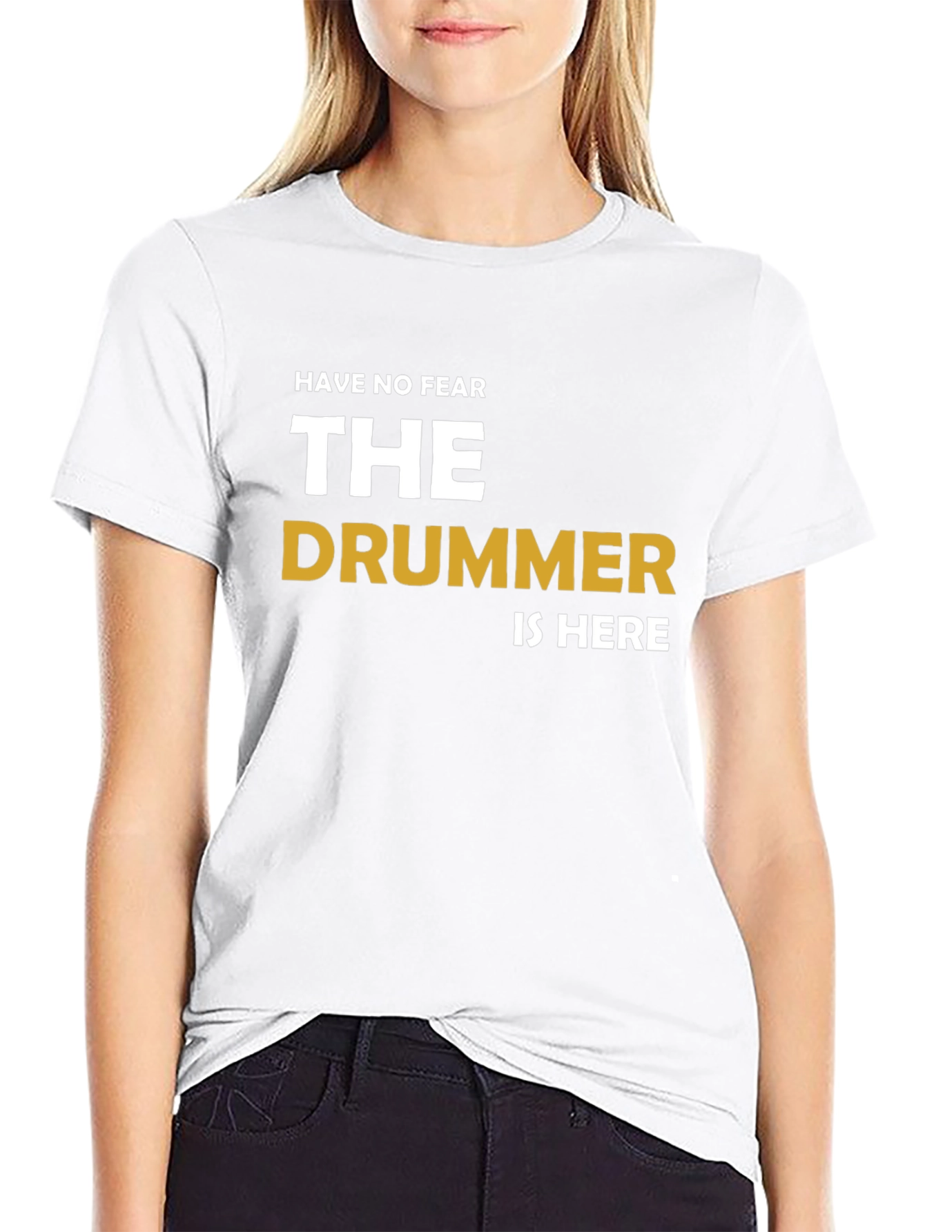 The Drummer is Here Graphic T-Shirt