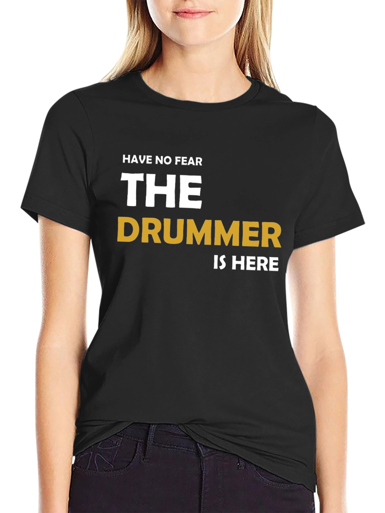 The Drummer is Here Graphic T-Shirt