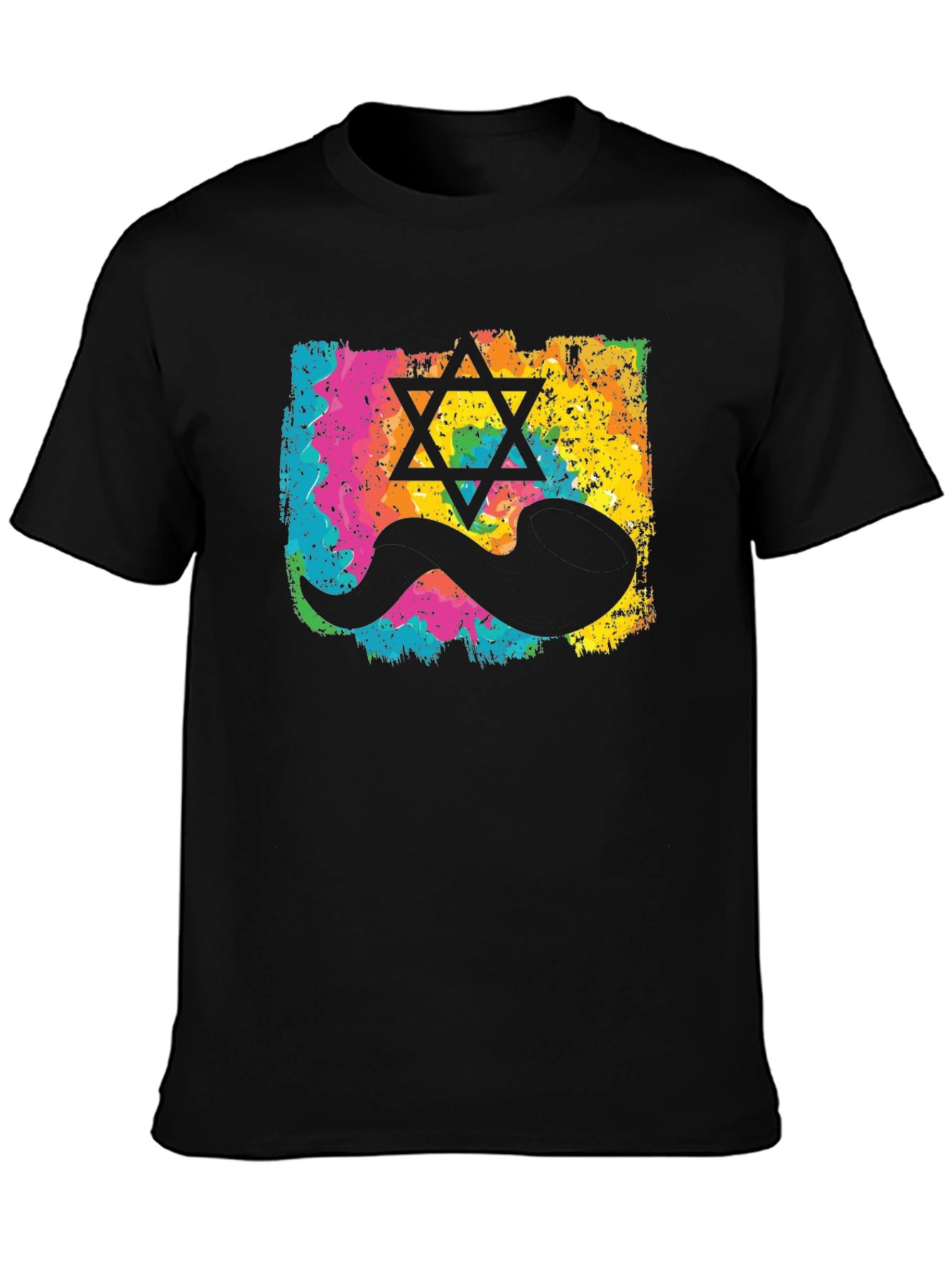 Novelty Star of David Sperm Graphic Tee