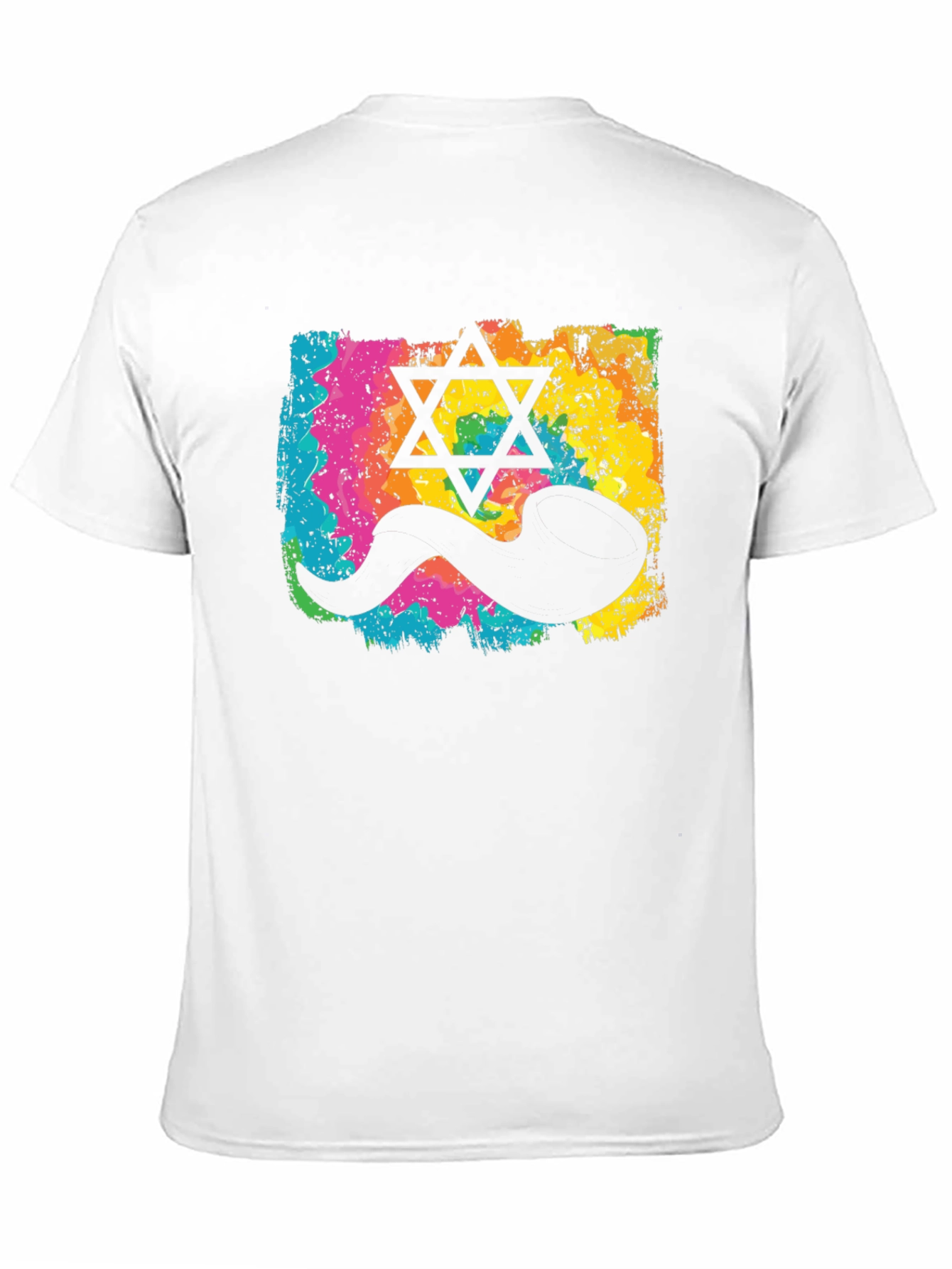 Novelty Star of David Sperm Graphic Tee