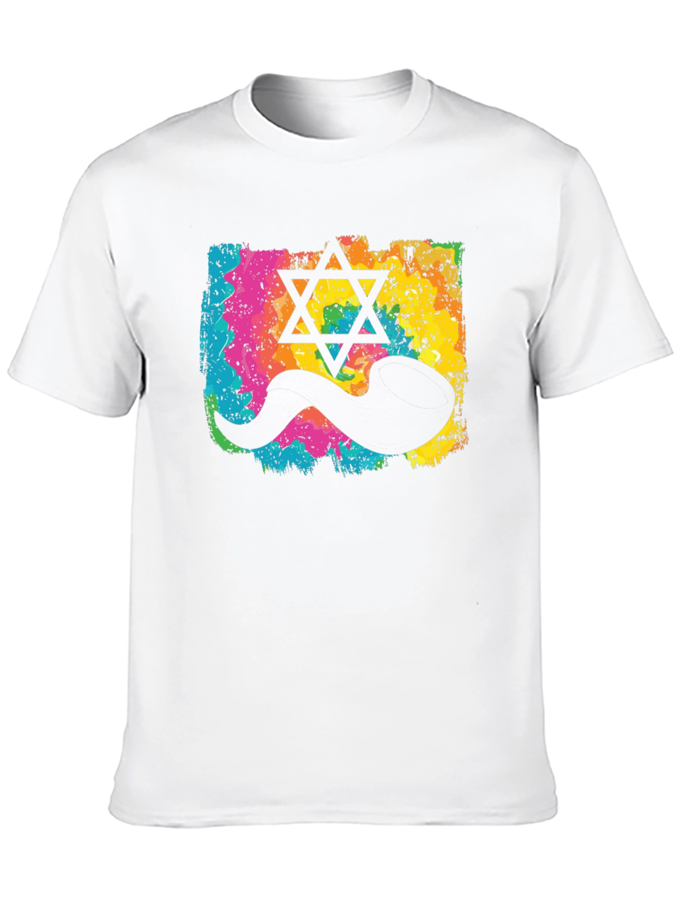 Novelty Star of David Sperm Graphic Tee