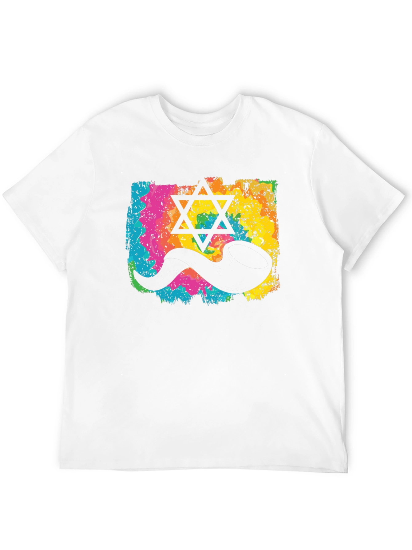 Novelty Star of David Sperm Graphic Tee