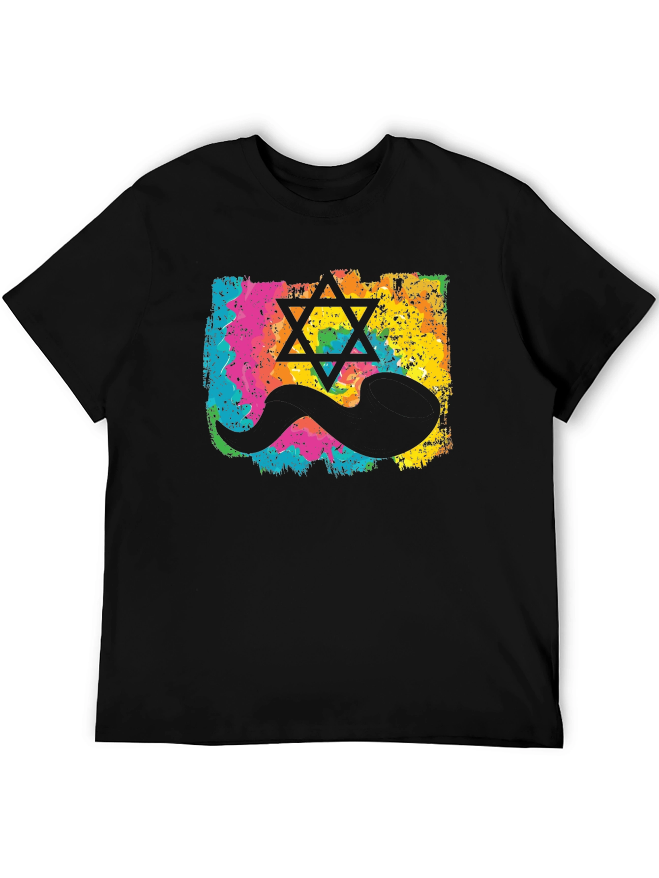 Novelty Star of David Sperm Graphic Tee