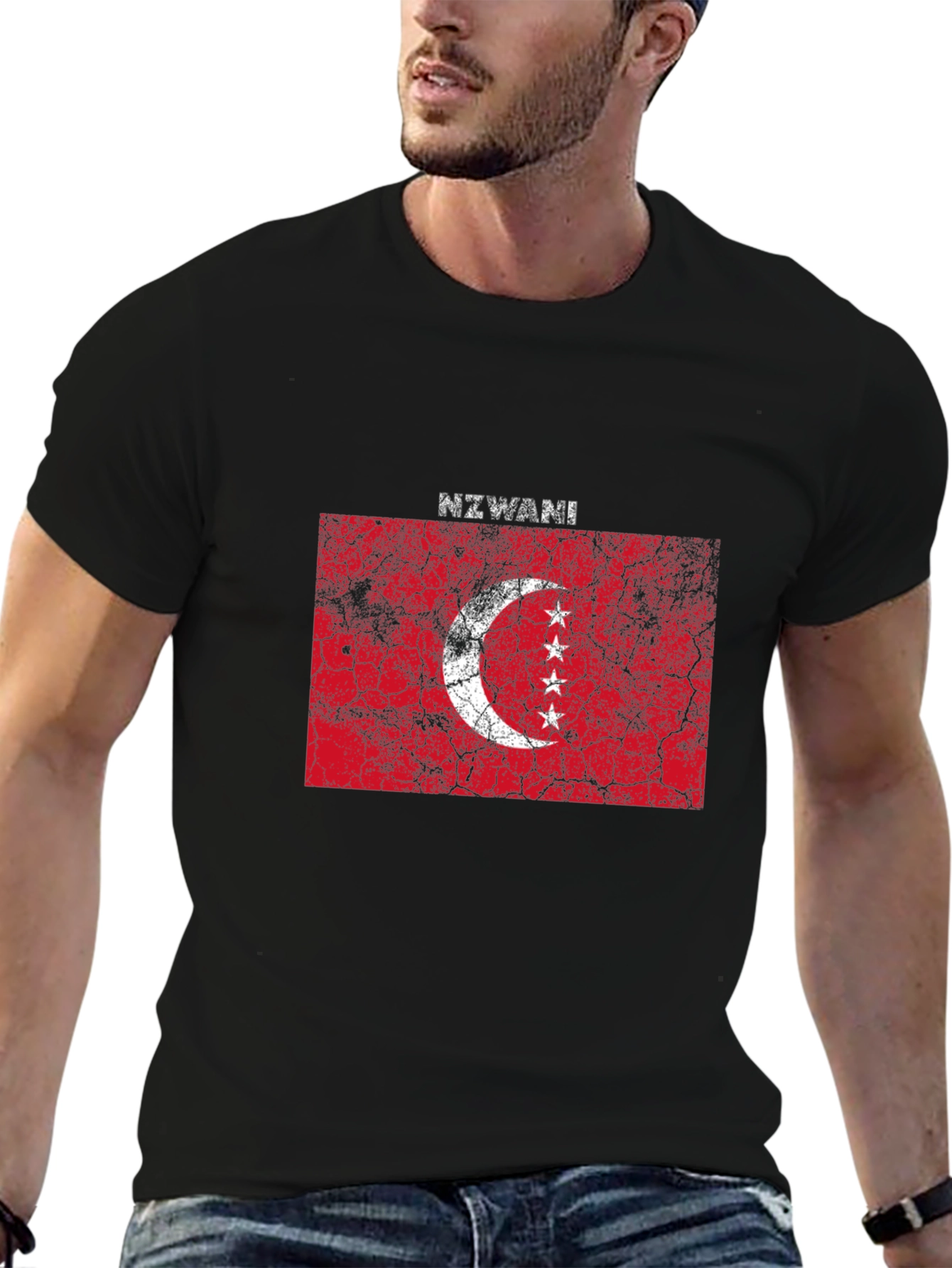 Nzwani Flag T-Shirt - Comoros Islands Pride