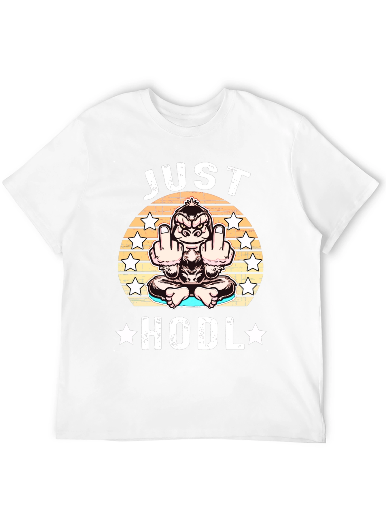 Just HODL T-Shirt Gorilla Crypto Investor