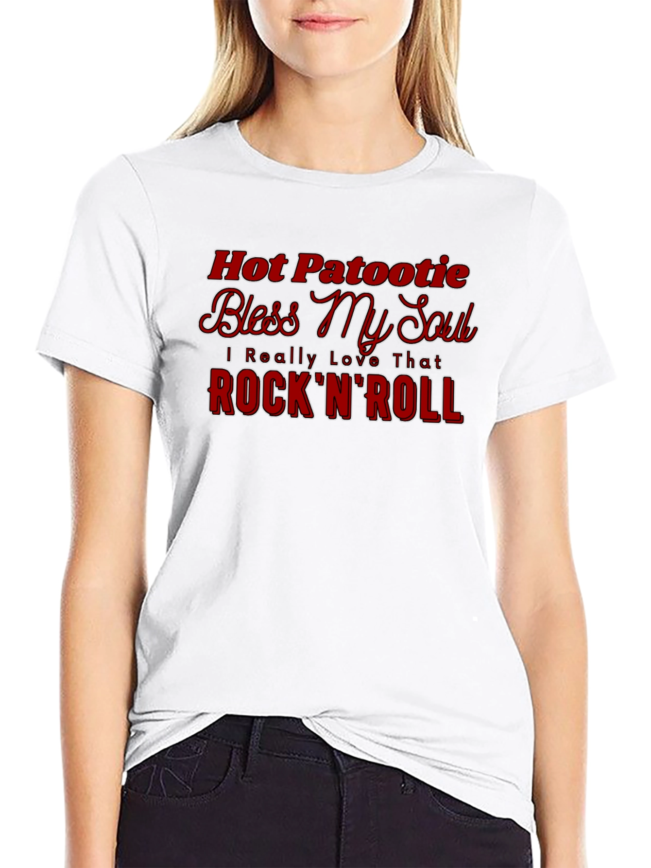Hot Patootie RocknRoll Graphic T-Shirt
