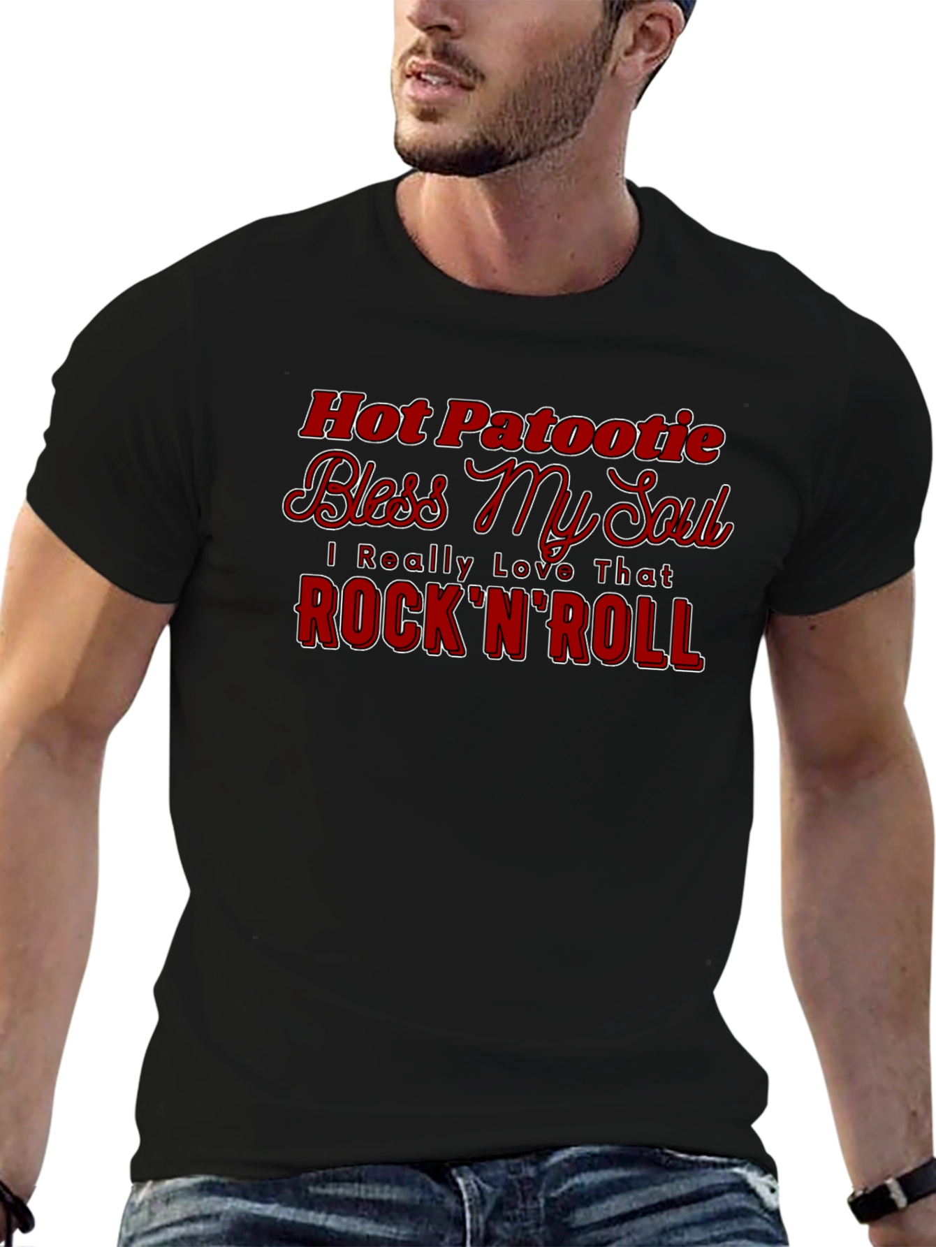 Hot Patootie RocknRoll Graphic T-Shirt