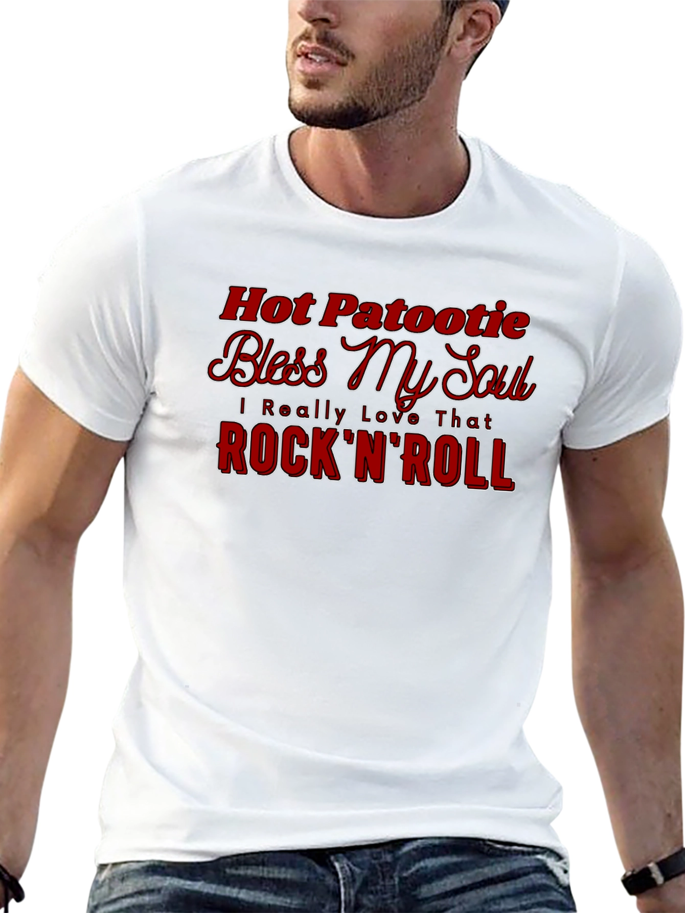 Hot Patootie RocknRoll Graphic T-Shirt