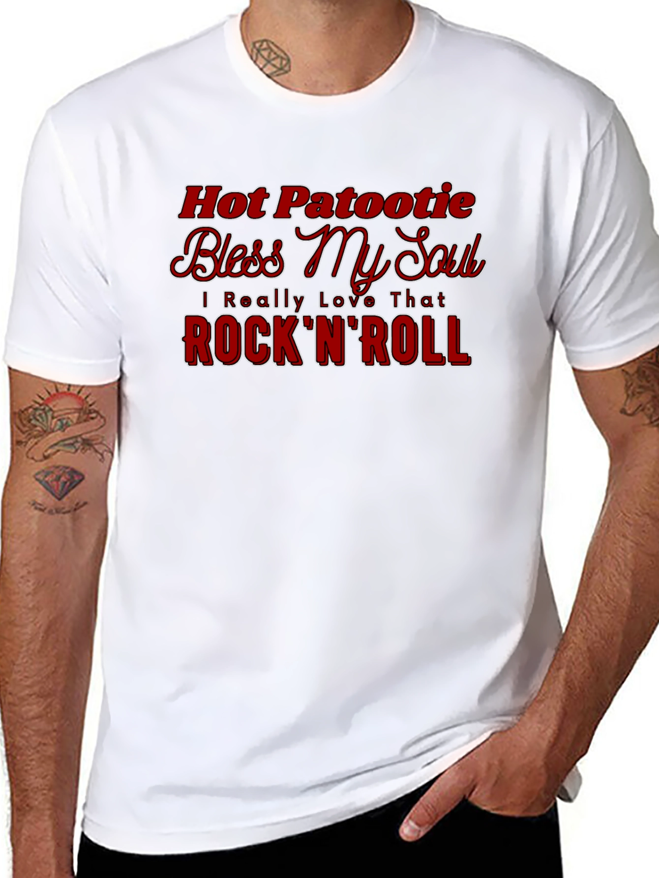 Hot Patootie RocknRoll Graphic T-Shirt