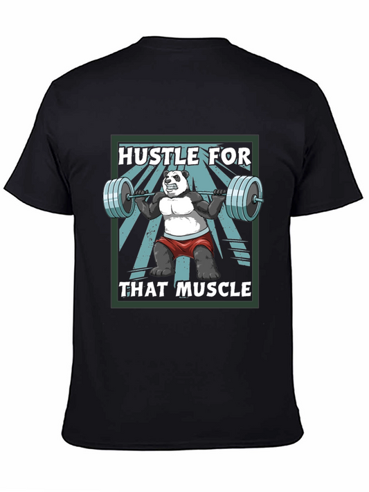 Hustle For That Muscle Panda T-Shirt