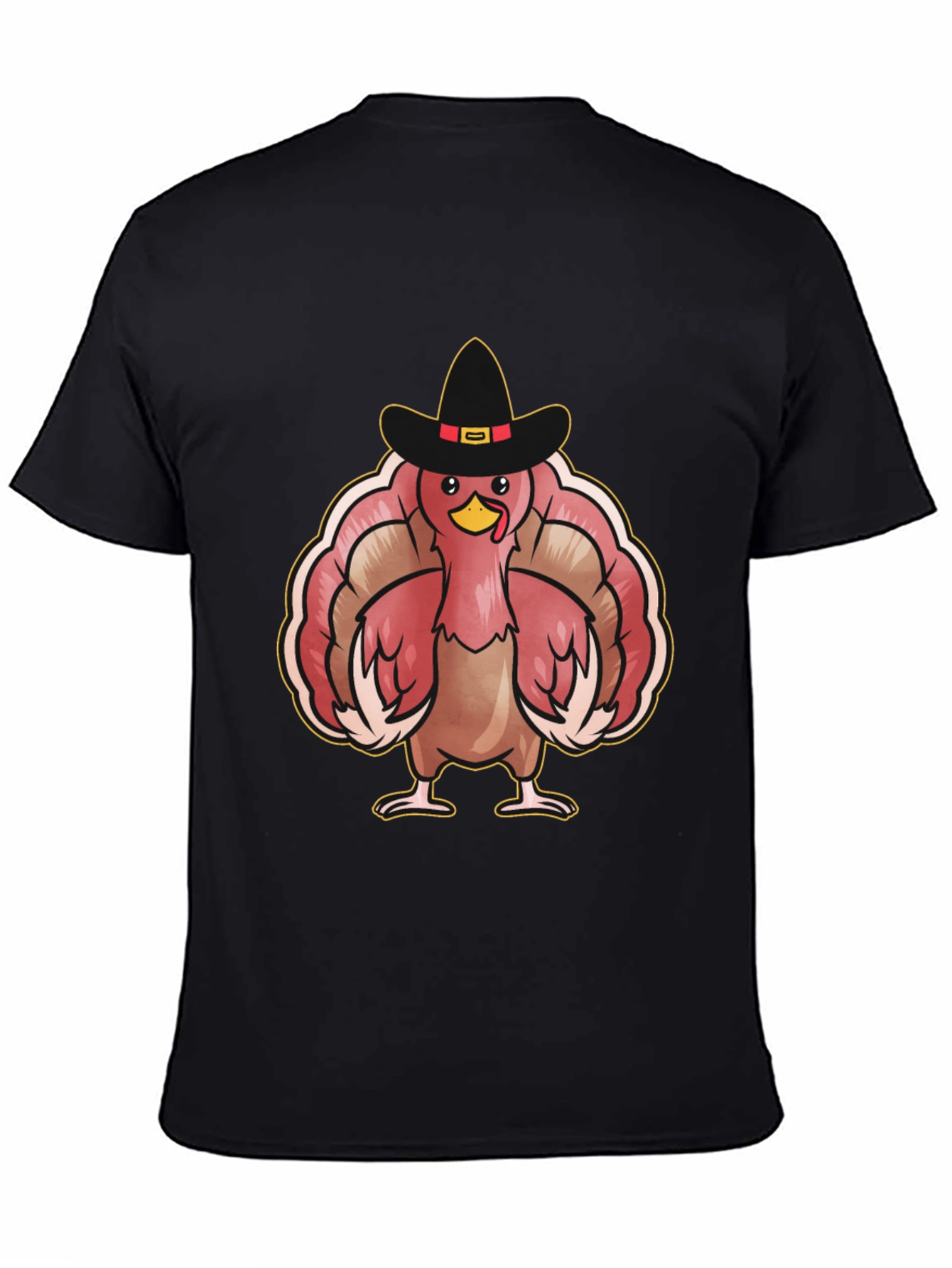 Thanksgiving Turkey Pilgrim Hat T-Shirt