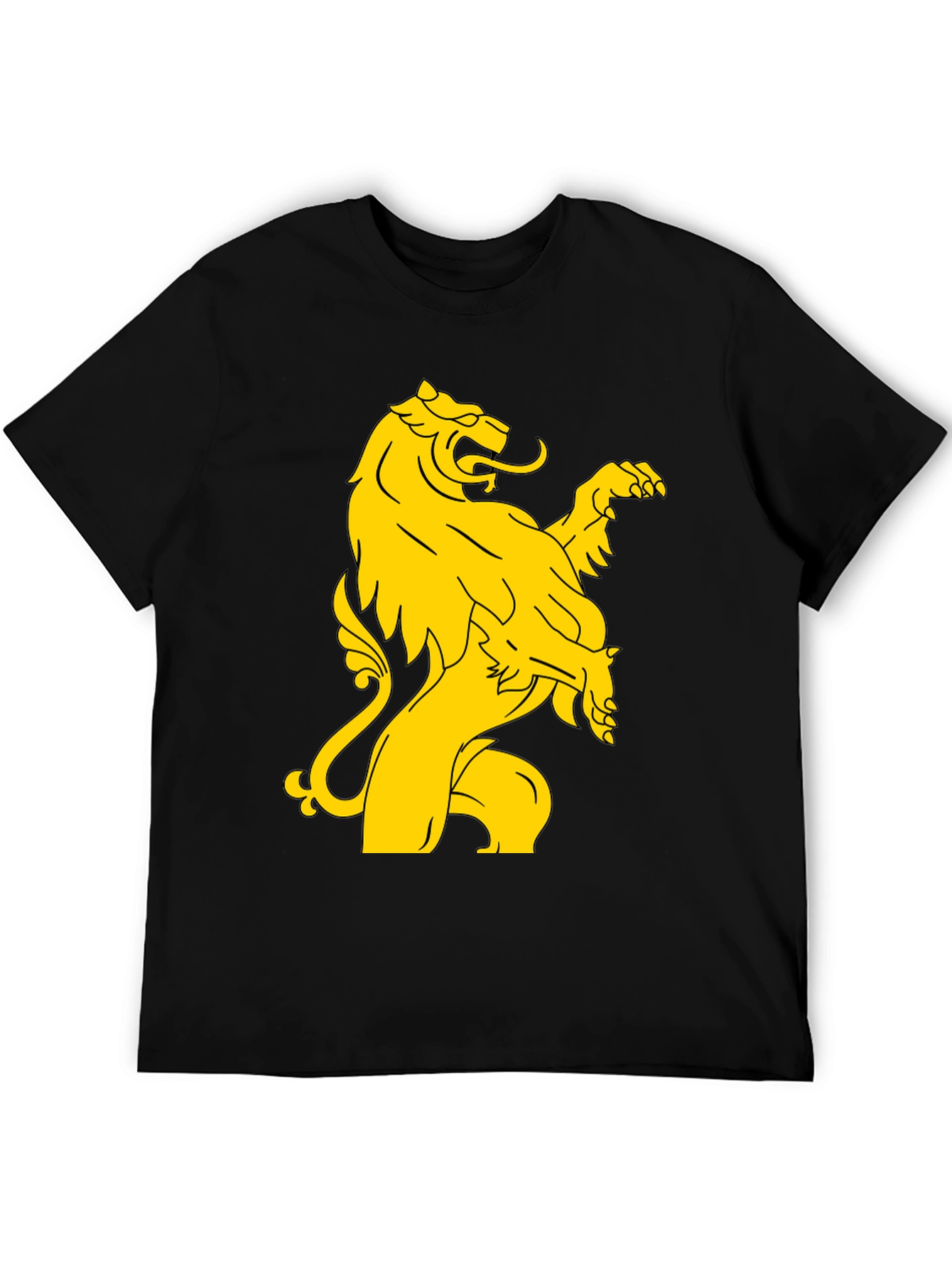Lion Rampant Graphic T-Shirt - Black