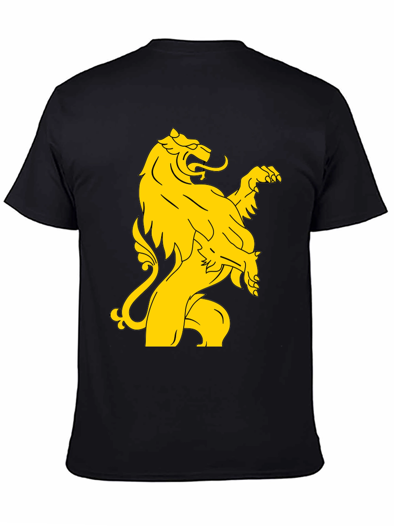Lion Rampant Graphic T-Shirt - Black