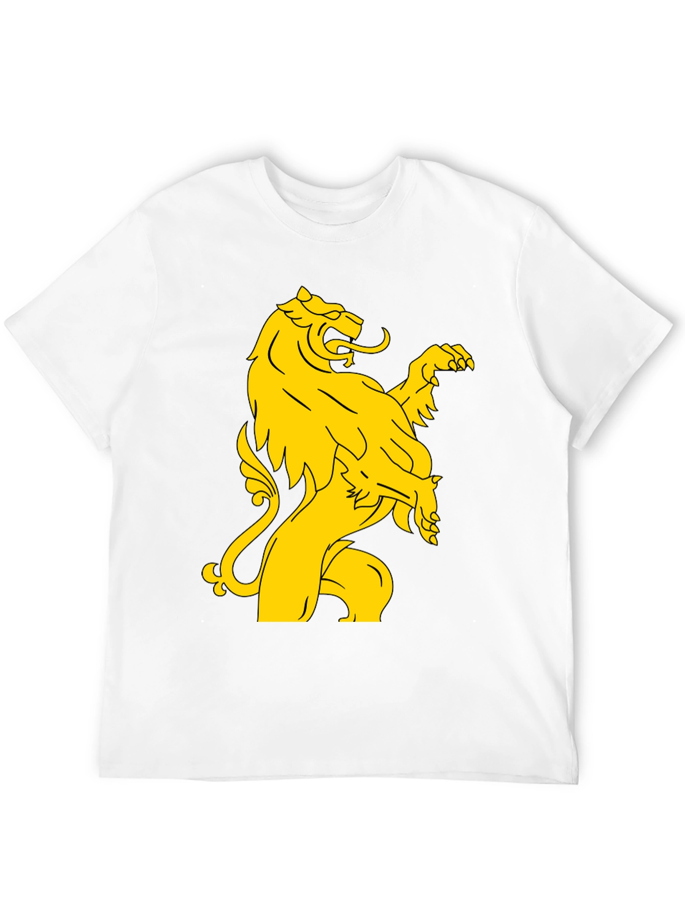 Lion Rampant Graphic T-Shirt - Black