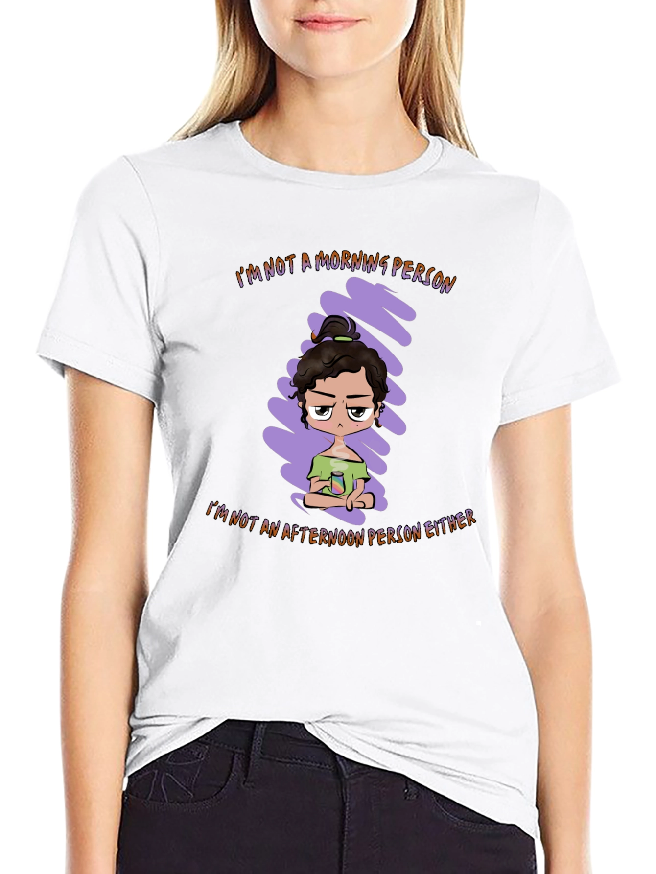 Im Not a Morning Person Graphic Tee