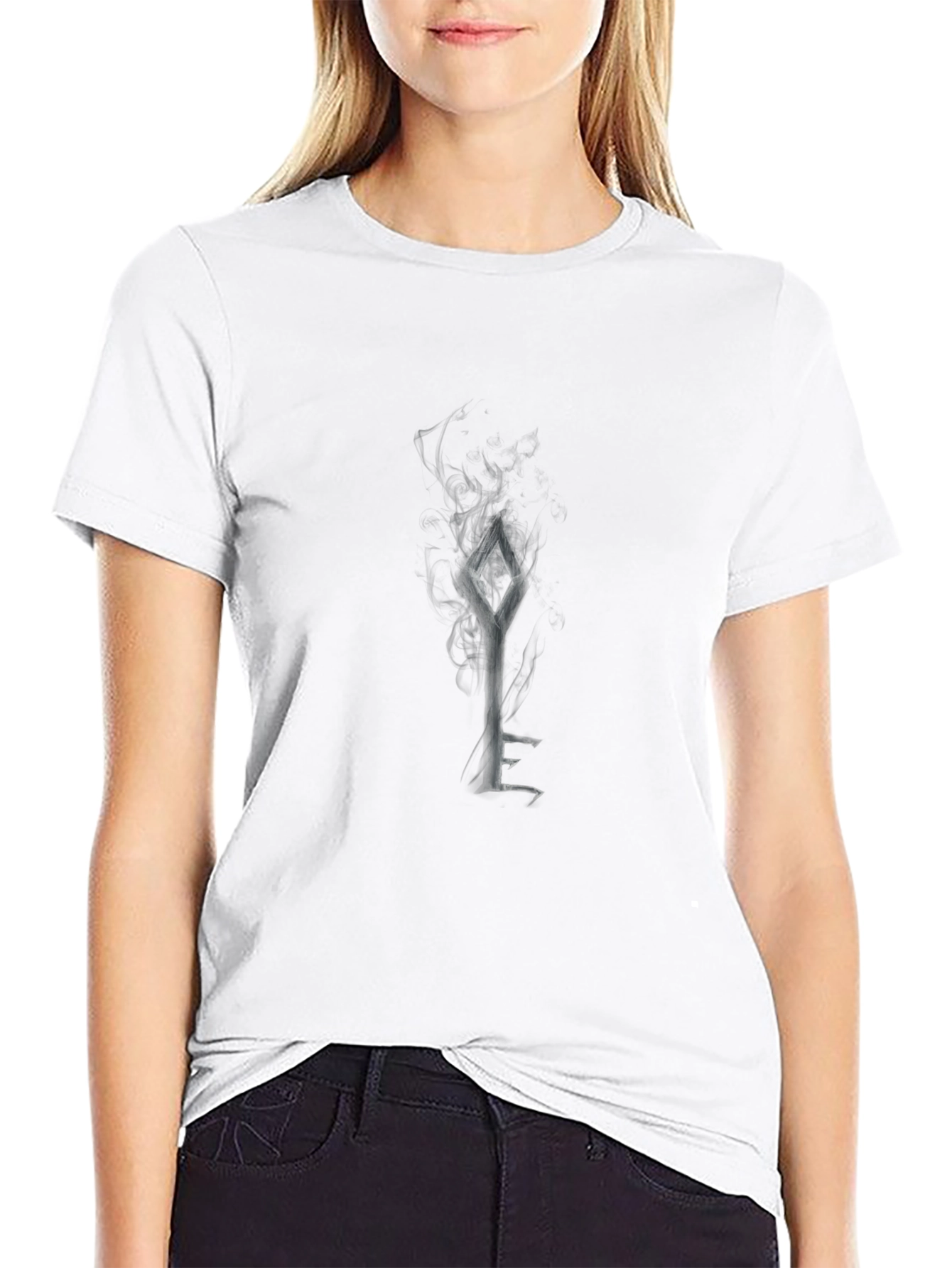 Mystic Key Graphic Tee - Black Short Sleeve
