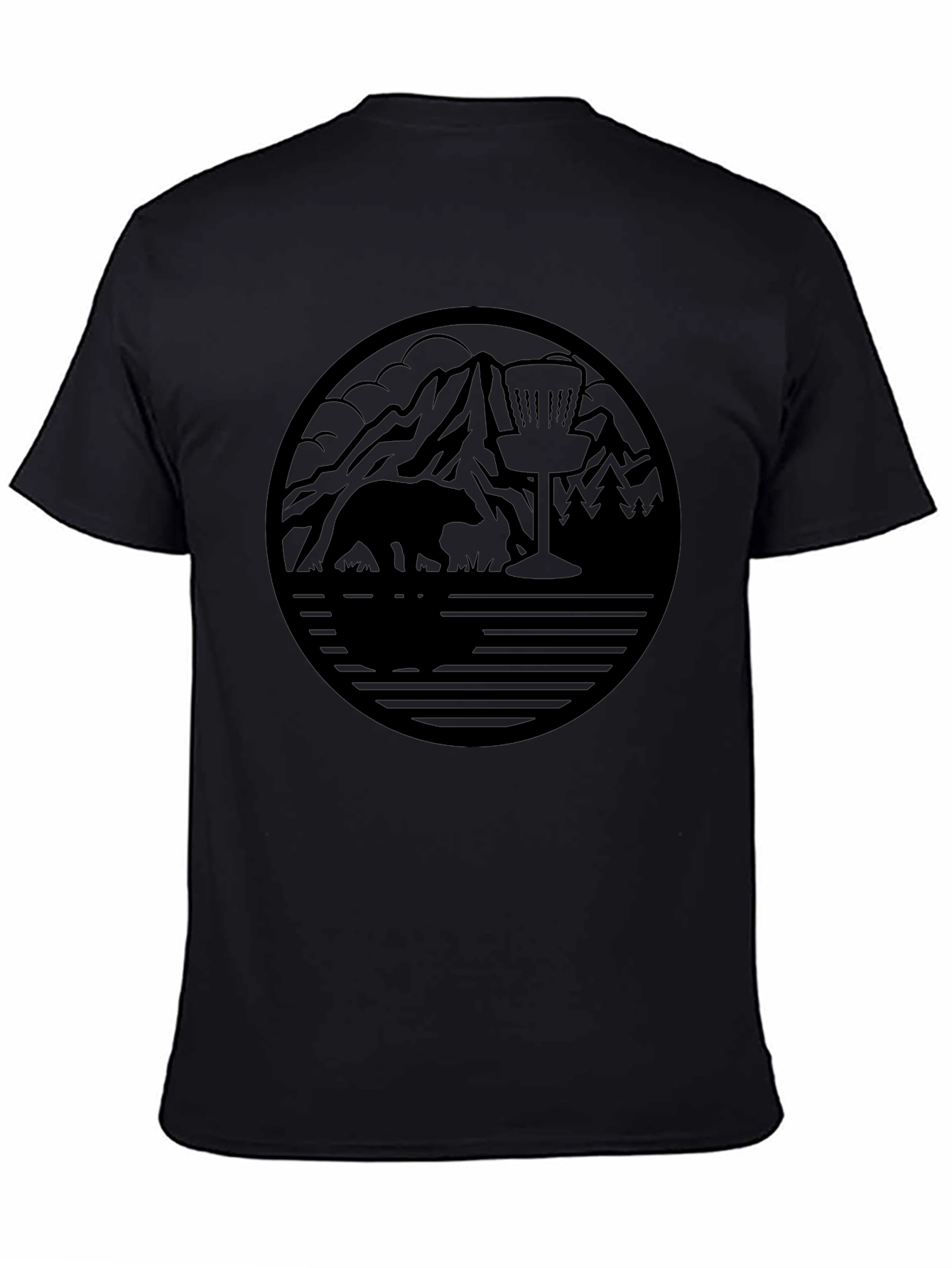 Nature Disc Golf T-Shirt - Bear & Basket