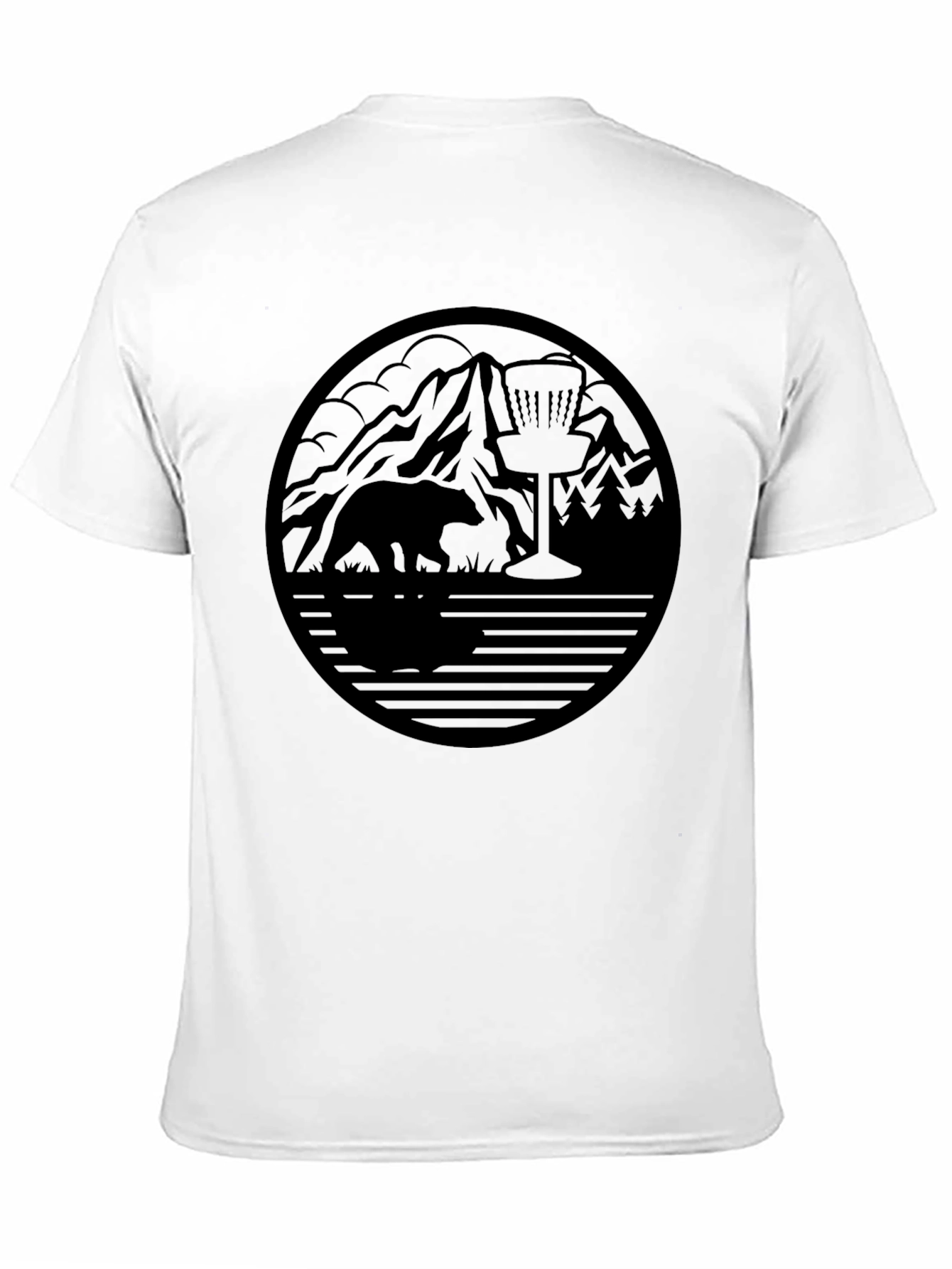 Nature Disc Golf T-Shirt - Bear & Basket