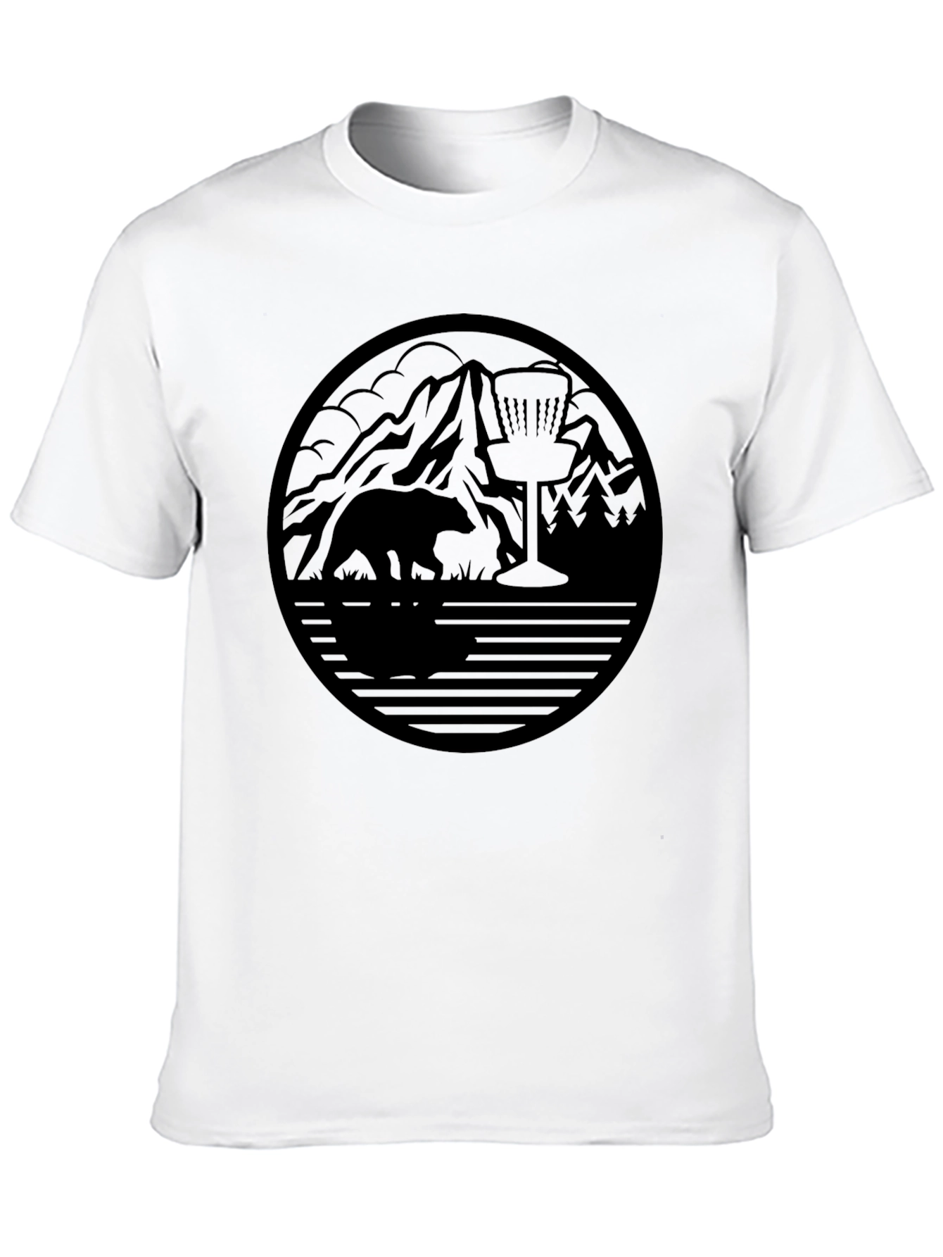 Nature Disc Golf T-Shirt - Bear & Basket