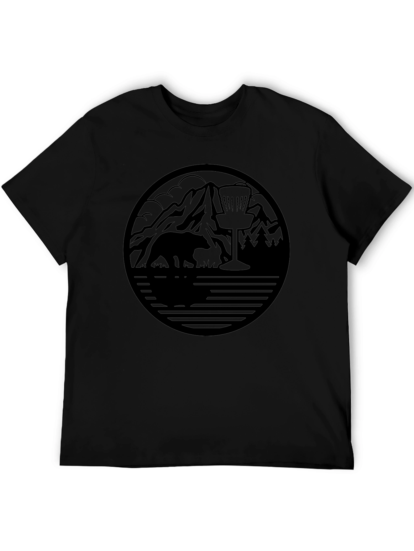 Nature Disc Golf T-Shirt - Bear & Basket