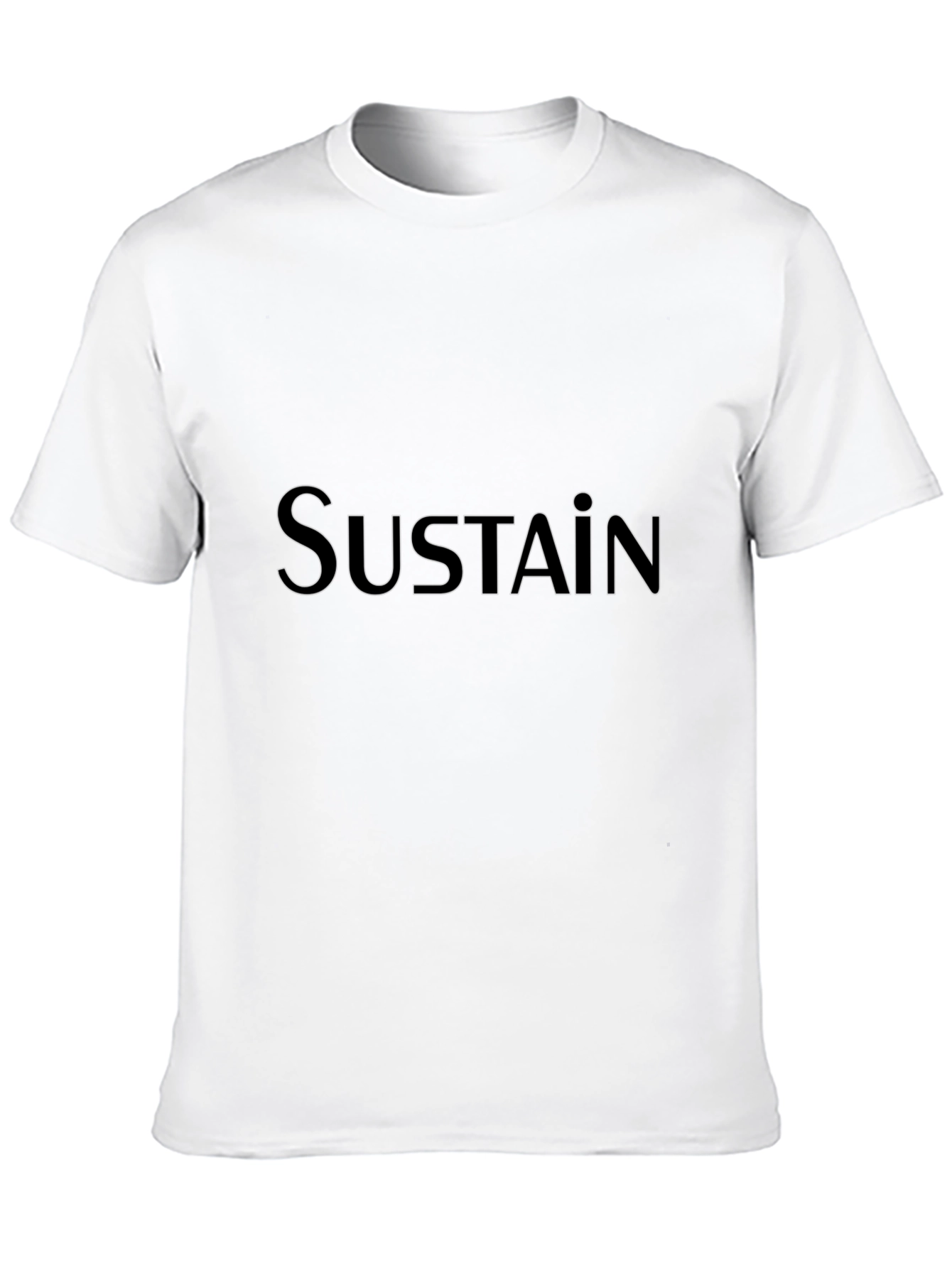 Sustain Graphic Tee - Black Cotton Blend