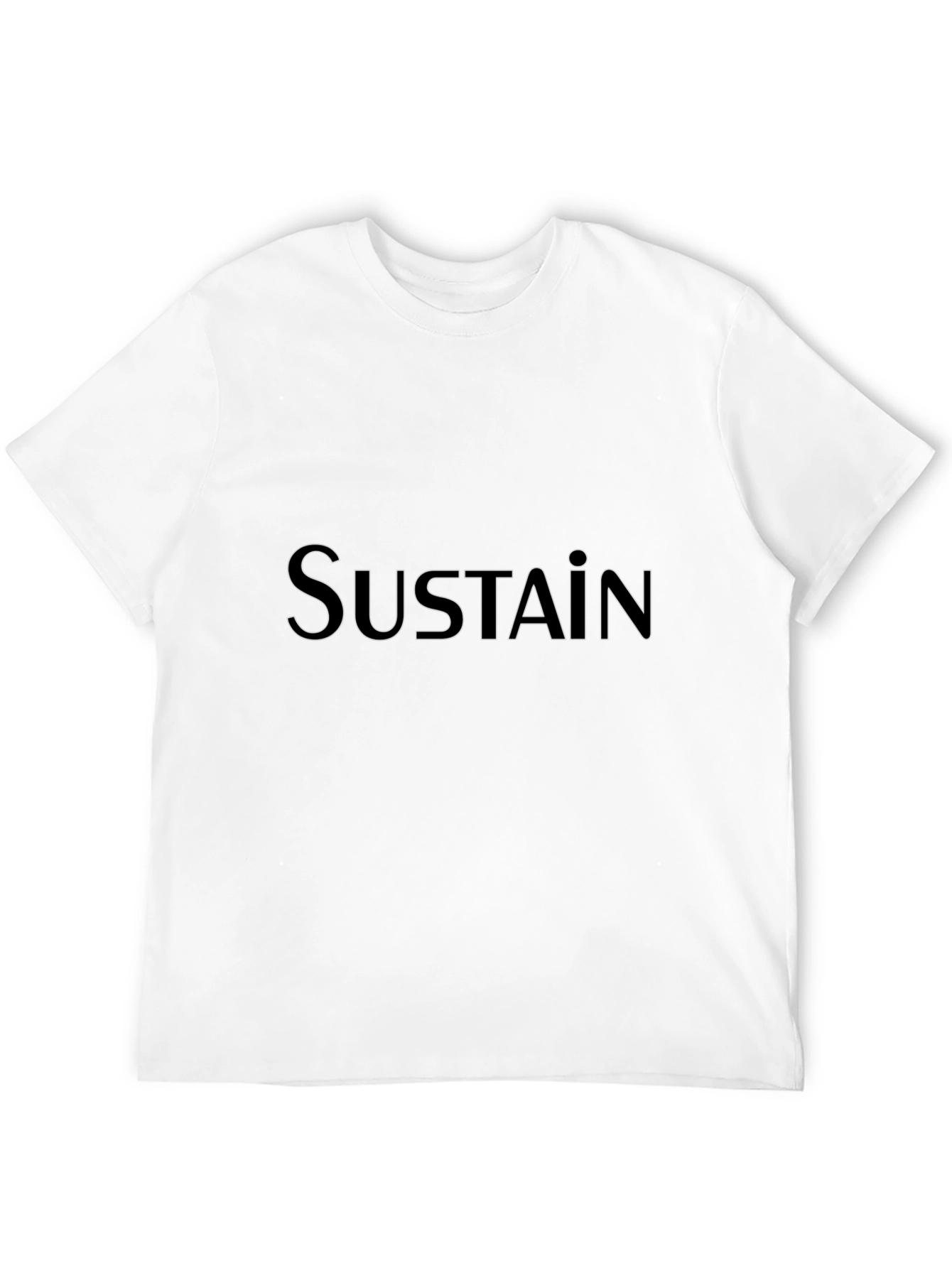 Sustain Graphic Tee - Black Cotton Blend
