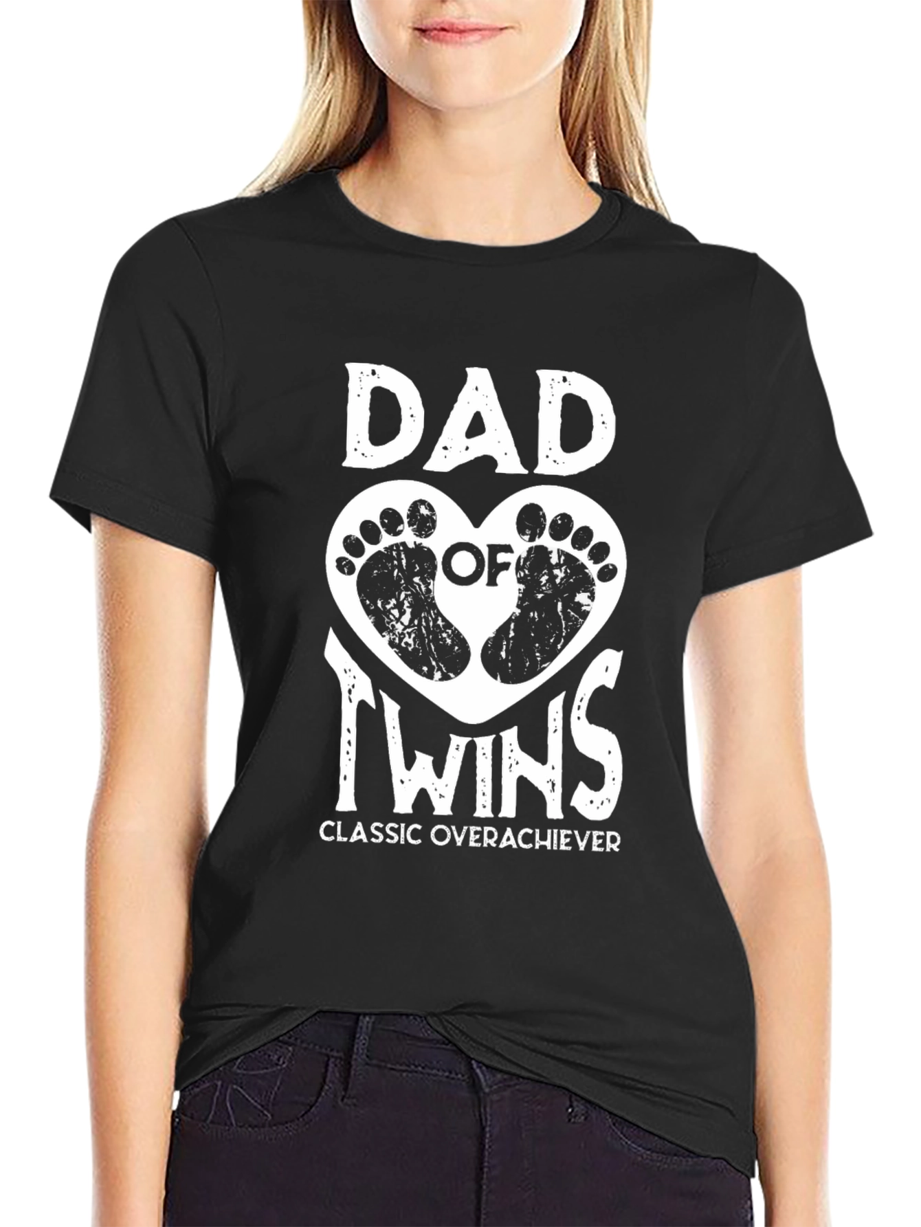Dad of Twins Classic Overachiever T-Shirt