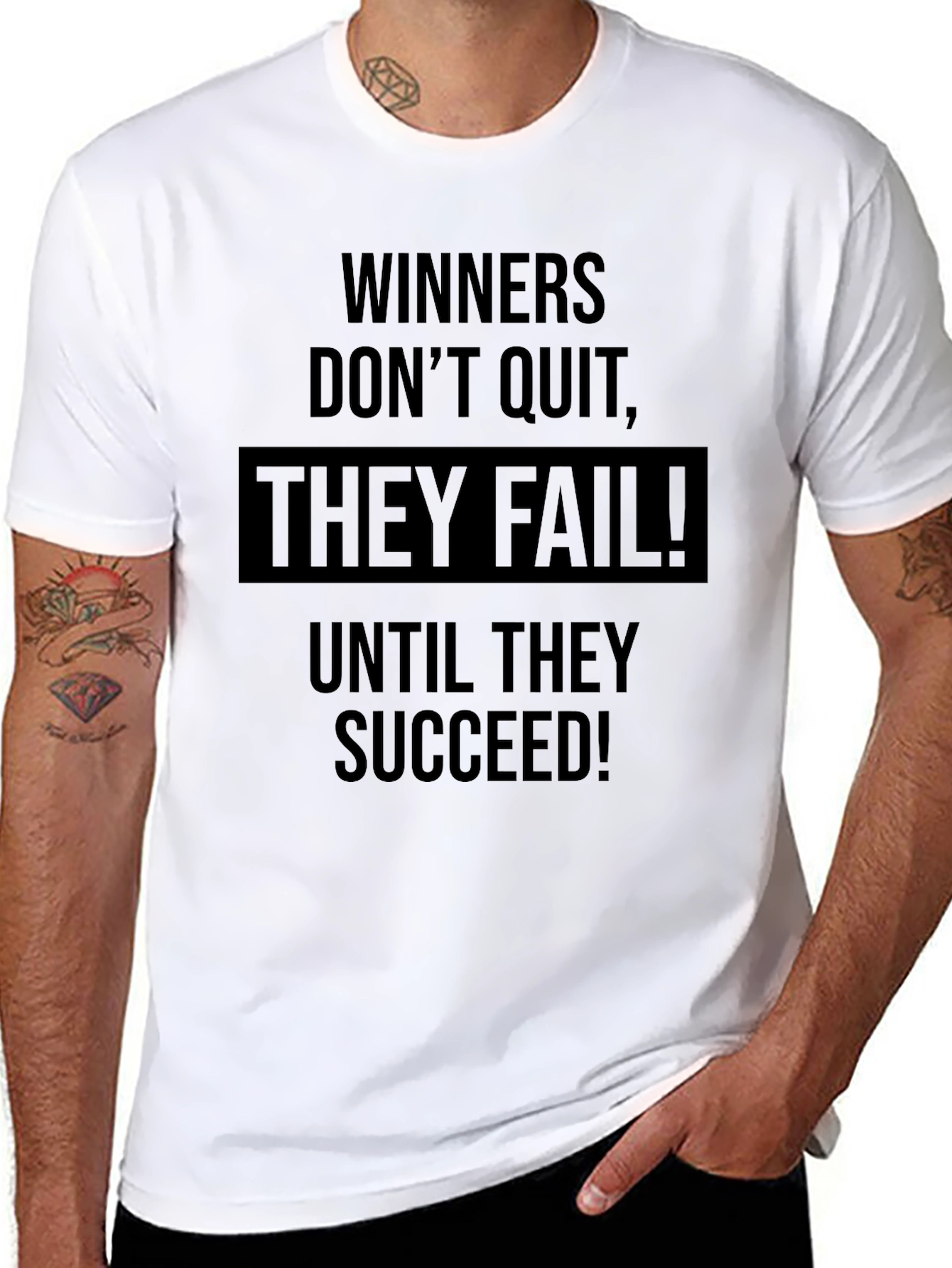 Winners Dont Quit They Fail T-Shirt