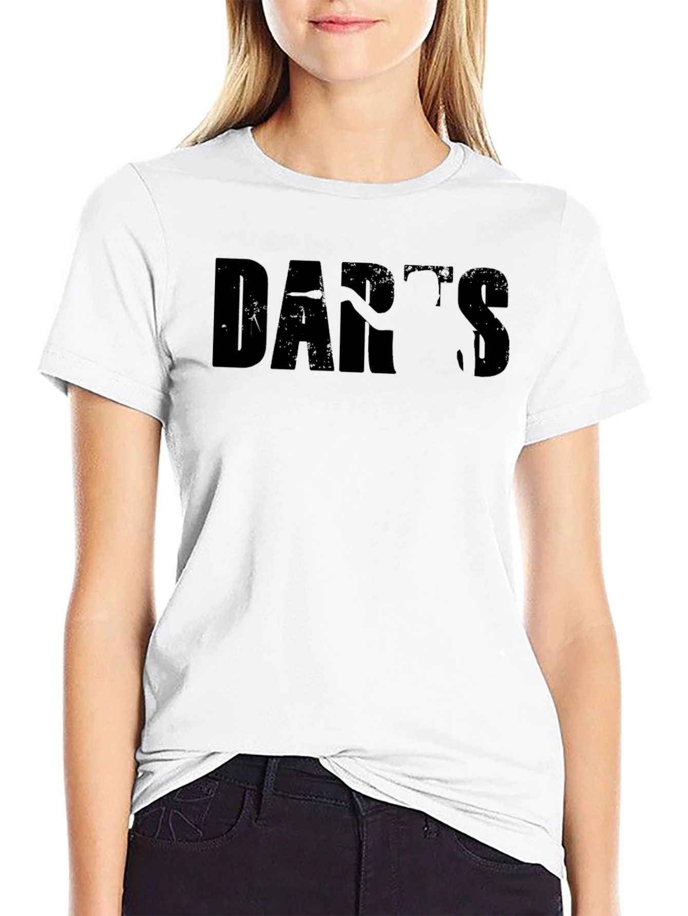 Darts Thrower Graphic Tee - Sportswear Top