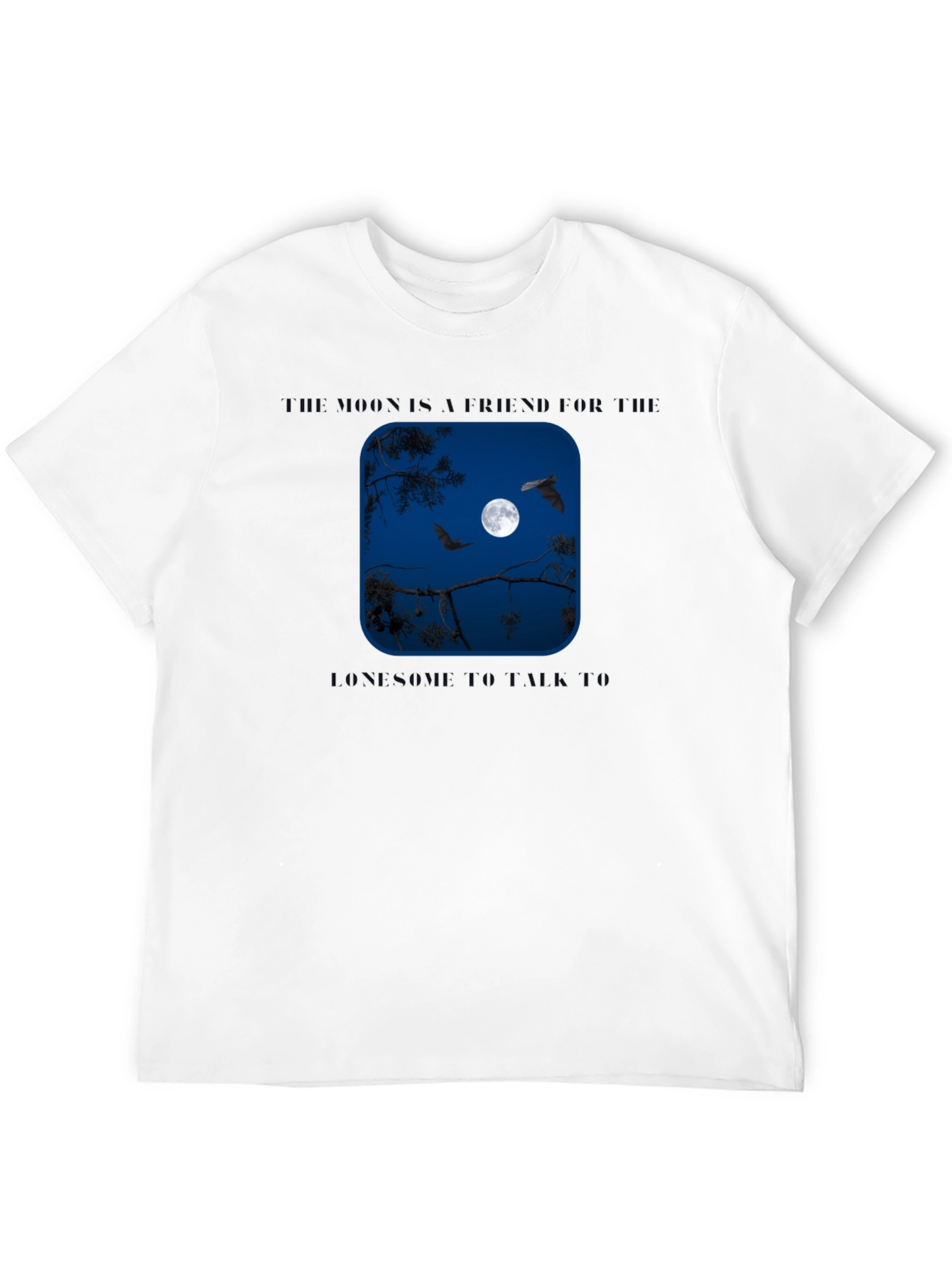 Moon & Bats Graphic T-Shirt