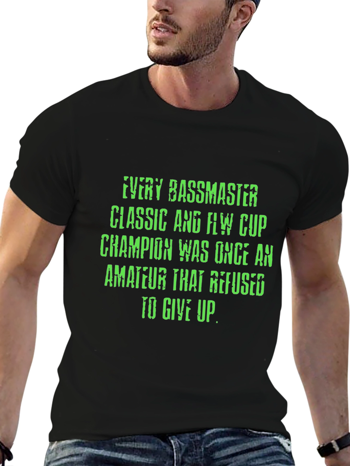 Bassmaster Champion Black Graphic Tee