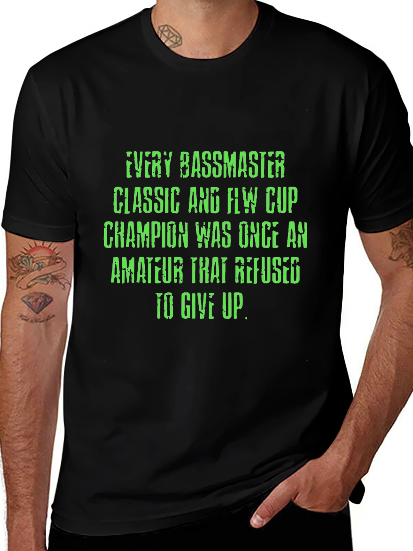 Bassmaster Champion Black Graphic Tee