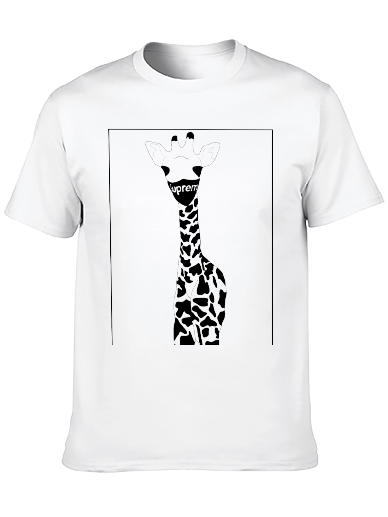 Giraffe Graphic Tee - Supreme Style